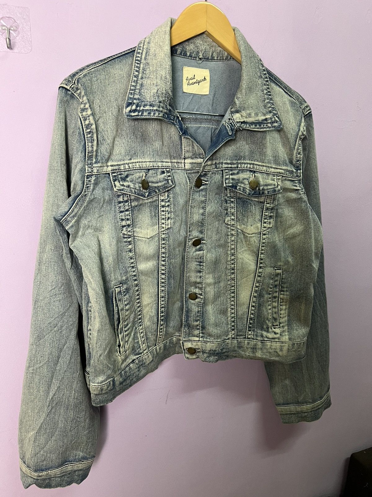 Other 🔥Avail Avant Garde Light Denim Jacket Size M / US 6-8 / IT 42-44 - 7 Thumbnail