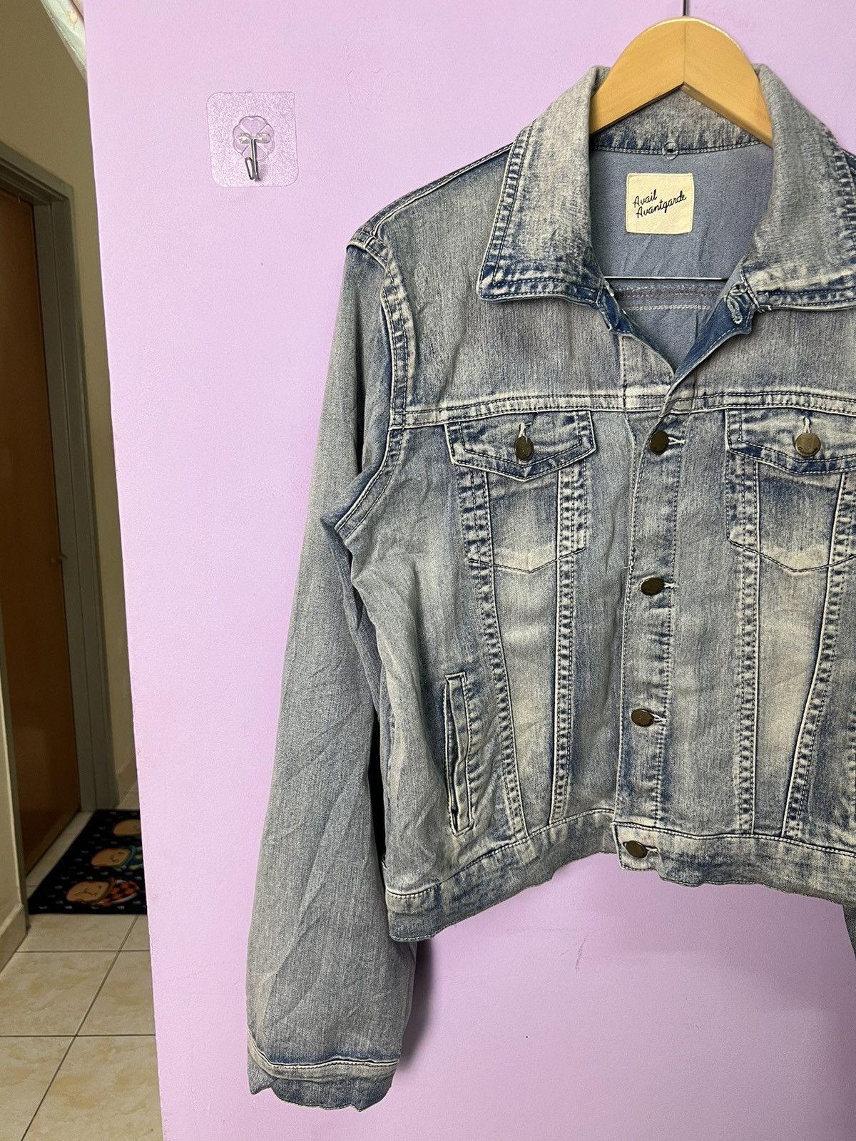 Other 🔥Avail Avant Garde Light Denim Jacket Size M / US 6-8 / IT 42-44 - 4 Thumbnail