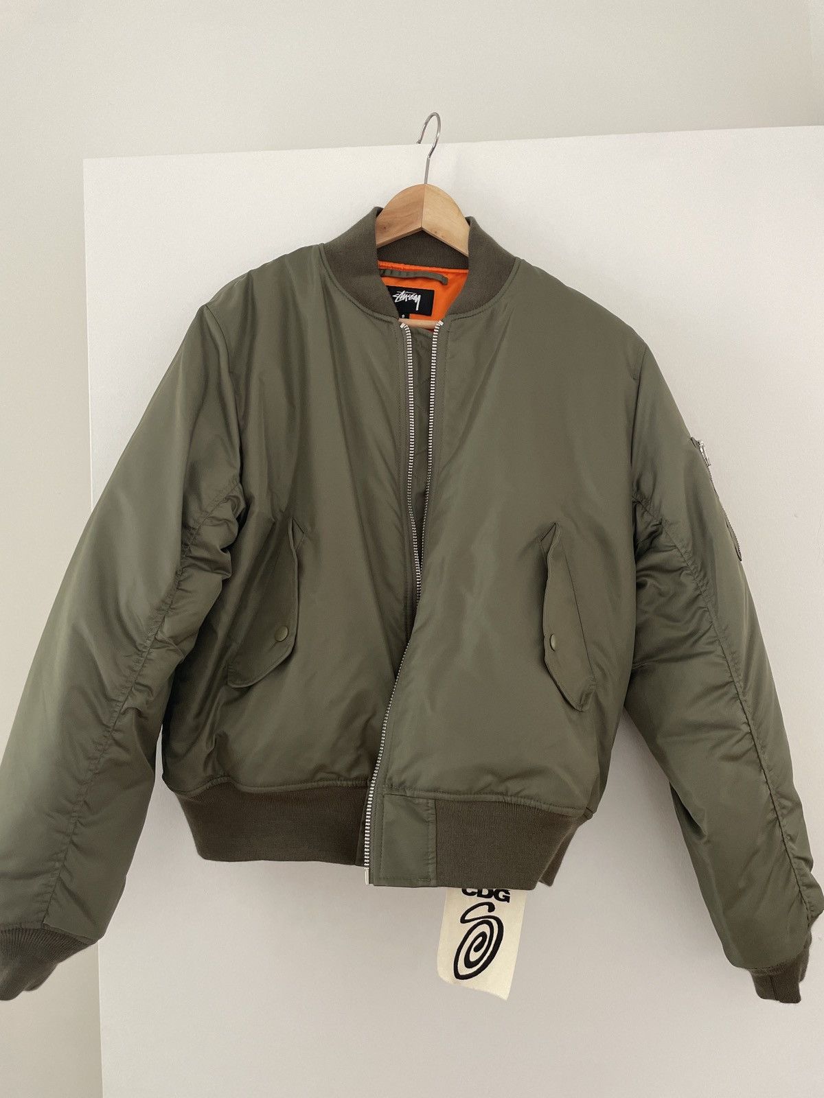 Stussy Stussy CDG 40th Anniversary Bomber Jacket Olive Size S ...