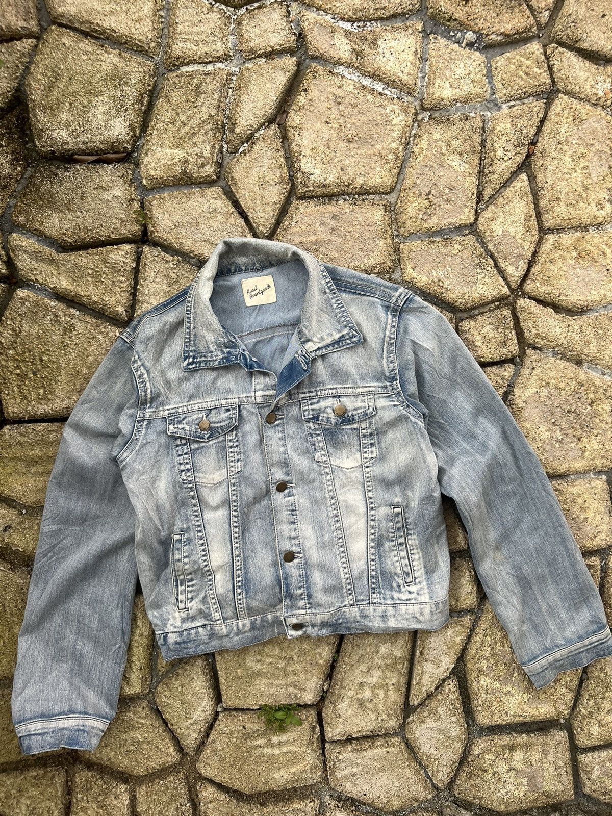Japanese Brand 🔥Avail Avant Garde Light Denim Jacket Size M / US 6-8 / IT 42-44 - 1 Thumbnail