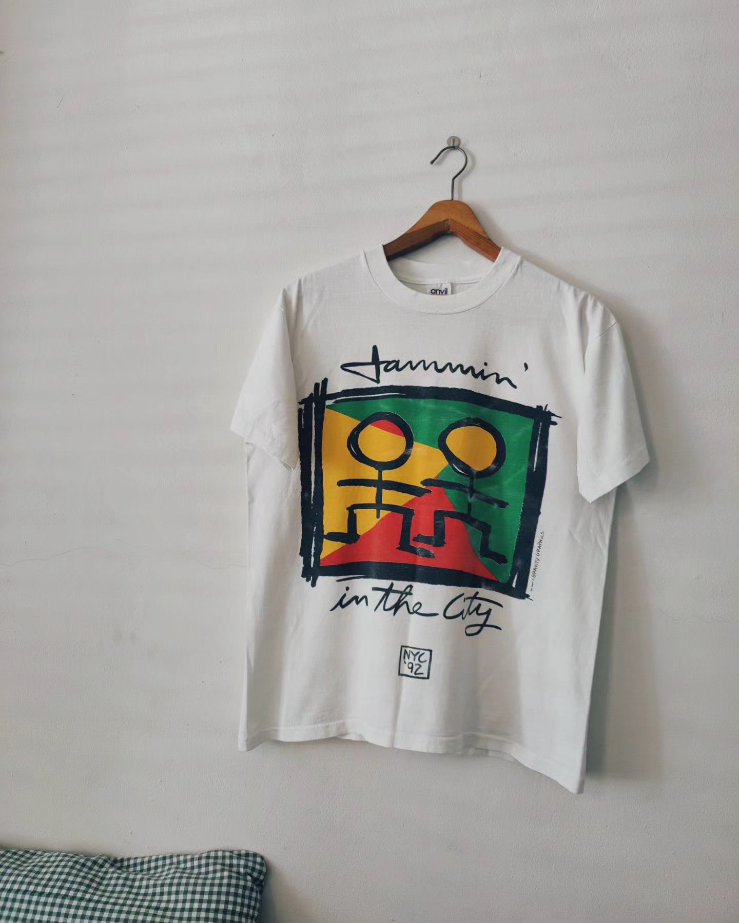 Anvil vintage 90s - Gravity Graphics NYC'92 Size US L / EU 52-54 / 3 - 1 Thumbnail