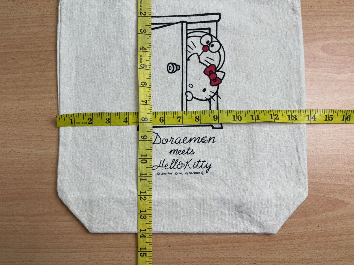 Anime Doraemon meets Hello Kitty Tote Bag T2 Size ONE SIZE - 9 Thumbnail