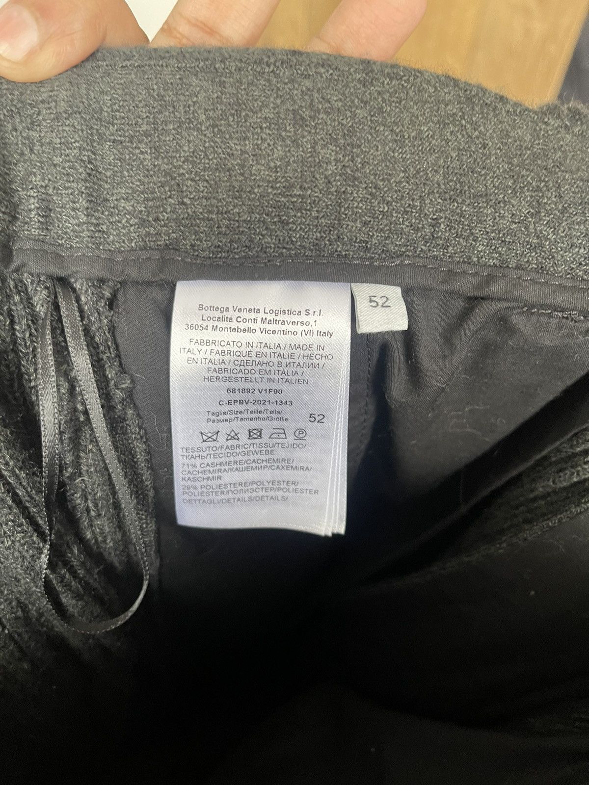 Bottega Veneta $3500 Bottega Veneta Cashmere Runway Pants (52) Size US 34 / EU 50 - 5 Thumbnail