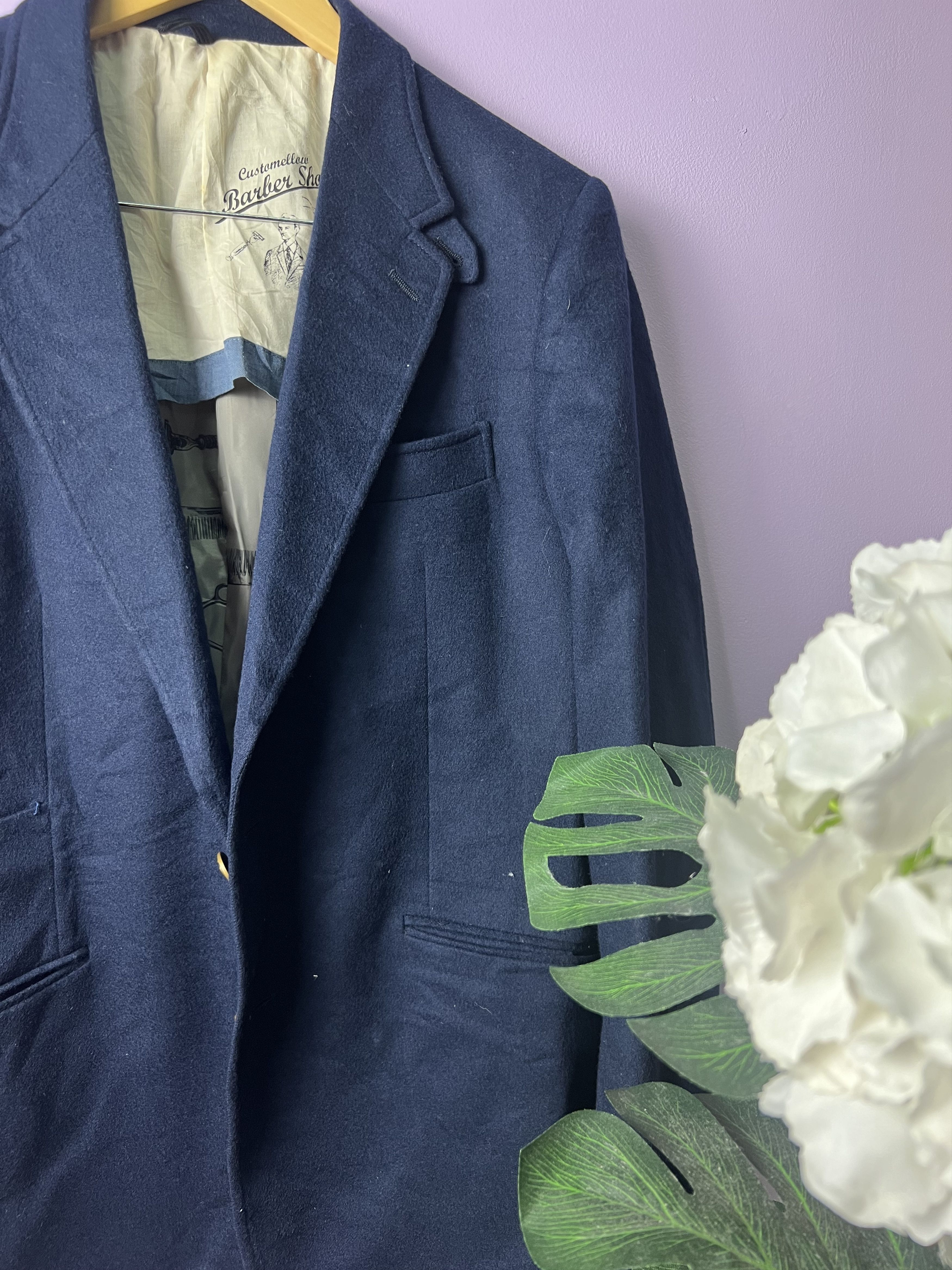 Japanese Brand 🔥Vintage Customellow Barber Shop Casual Blazers Size US M / EU 48-50 / 2 - 5 Thumbnail