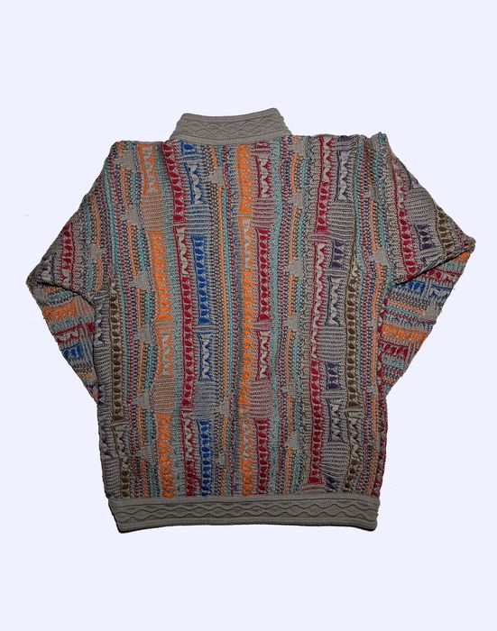 Coogi COOGI Authentic Wool 3D Knit Vintage Sweater | Grailed