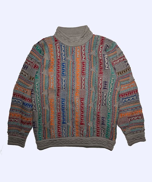 Coogi COOGI Authentic Wool 3D Knit Vintage Sweater | Grailed