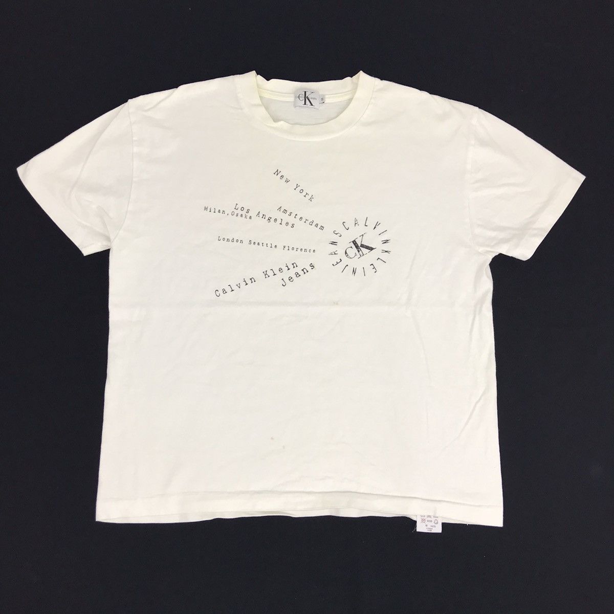 Calvin Klein Vintage Calvin Klein Jeans Big Logo Spell Out Size S / US 4 / IT 40 - 1 Thumbnail