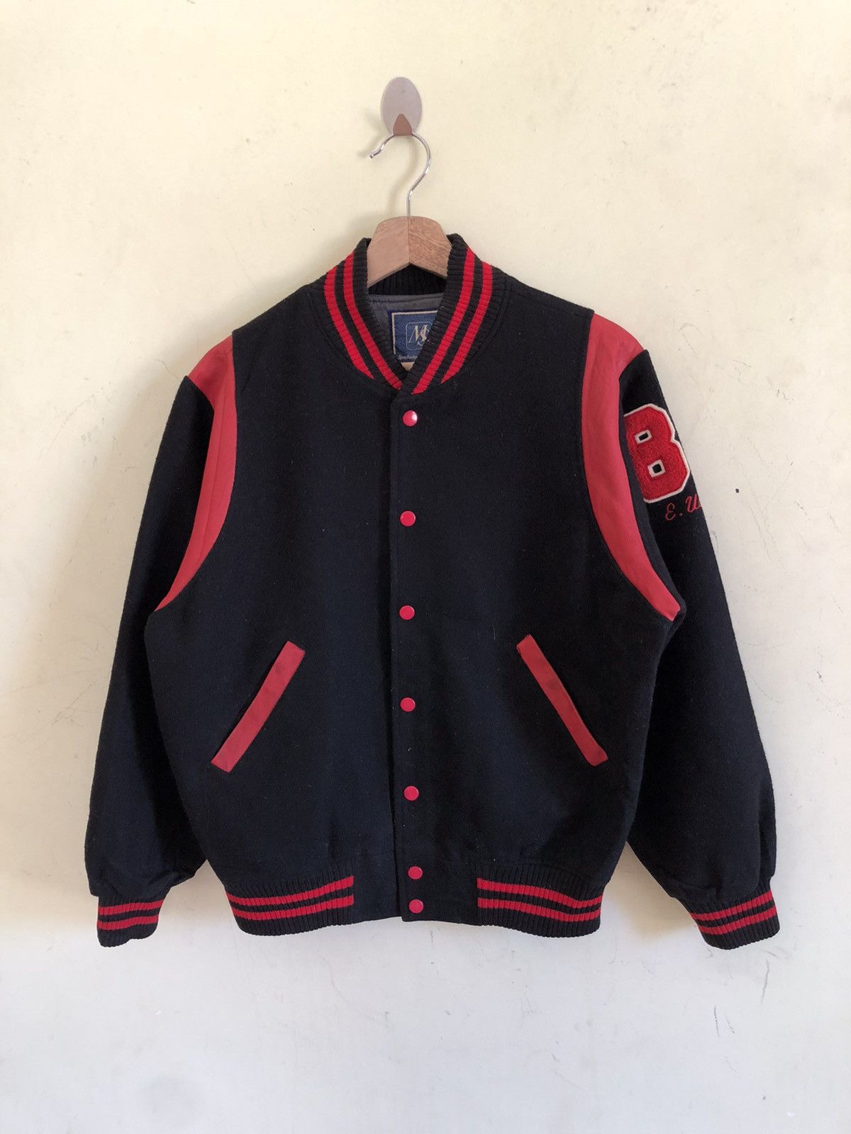 hot vintage ms sport boutique minami 81 varisty bomber jacket