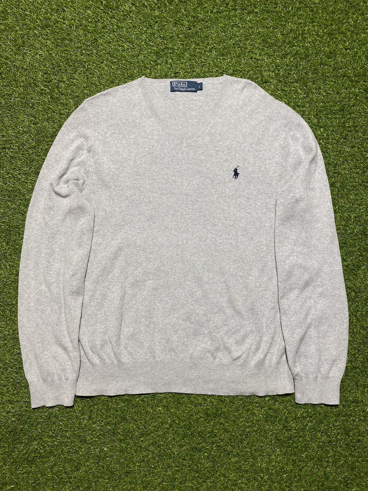 Polo Ralph Lauren Vintage 90s Polo Ralph Lauren sweater small logo size L Size US L / EU 52-54 / 3 - 1 Thumbnail