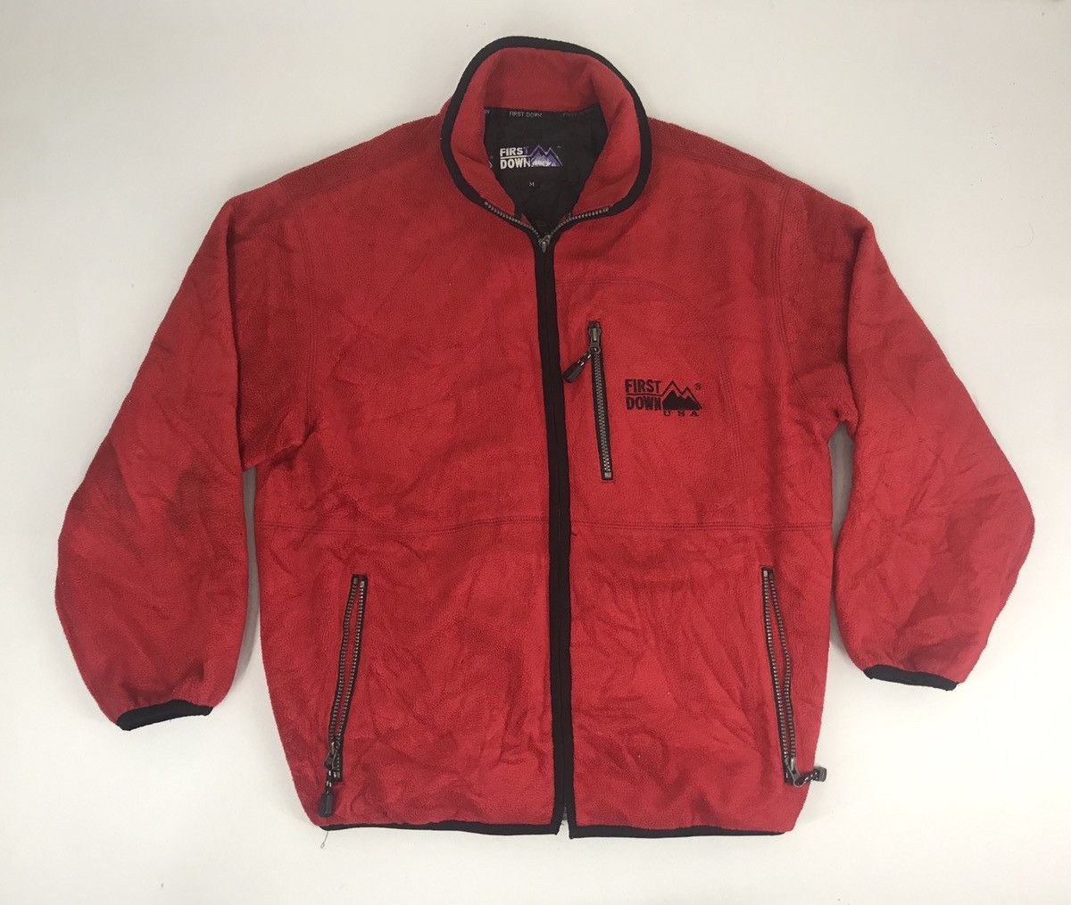 Vintage Vintage First Down Exploration Fleece Sweatshirt Size US M / EU 48-50 / 2 - 1 Thumbnail