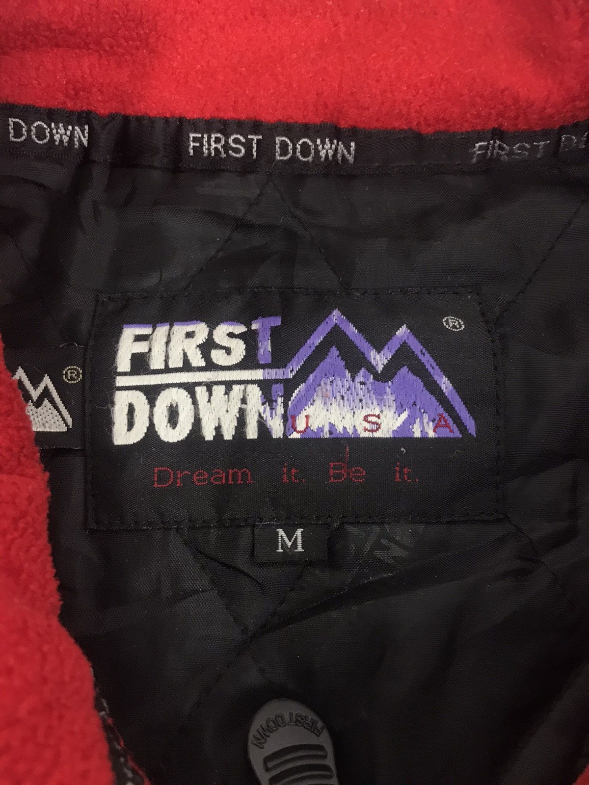 Vintage Vintage First Down Exploration Fleece Sweatshirt Size US M / EU 48-50 / 2 - 4 Thumbnail