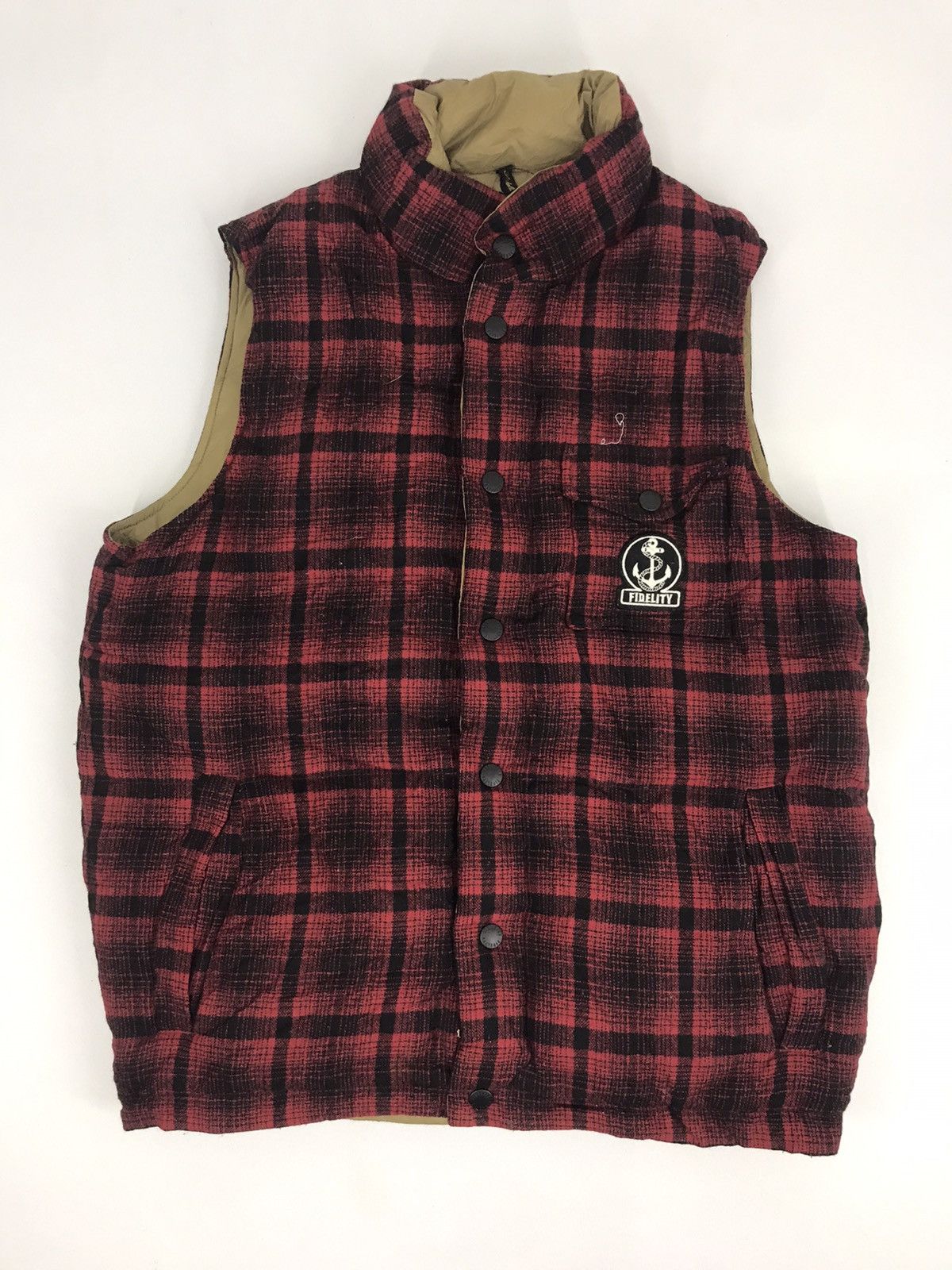 Japanese Brand Vintage Fidelity Insulated Wool Check Padded Unisex Jacket Size US M / EU 48-50 / 2 - 1 Thumbnail