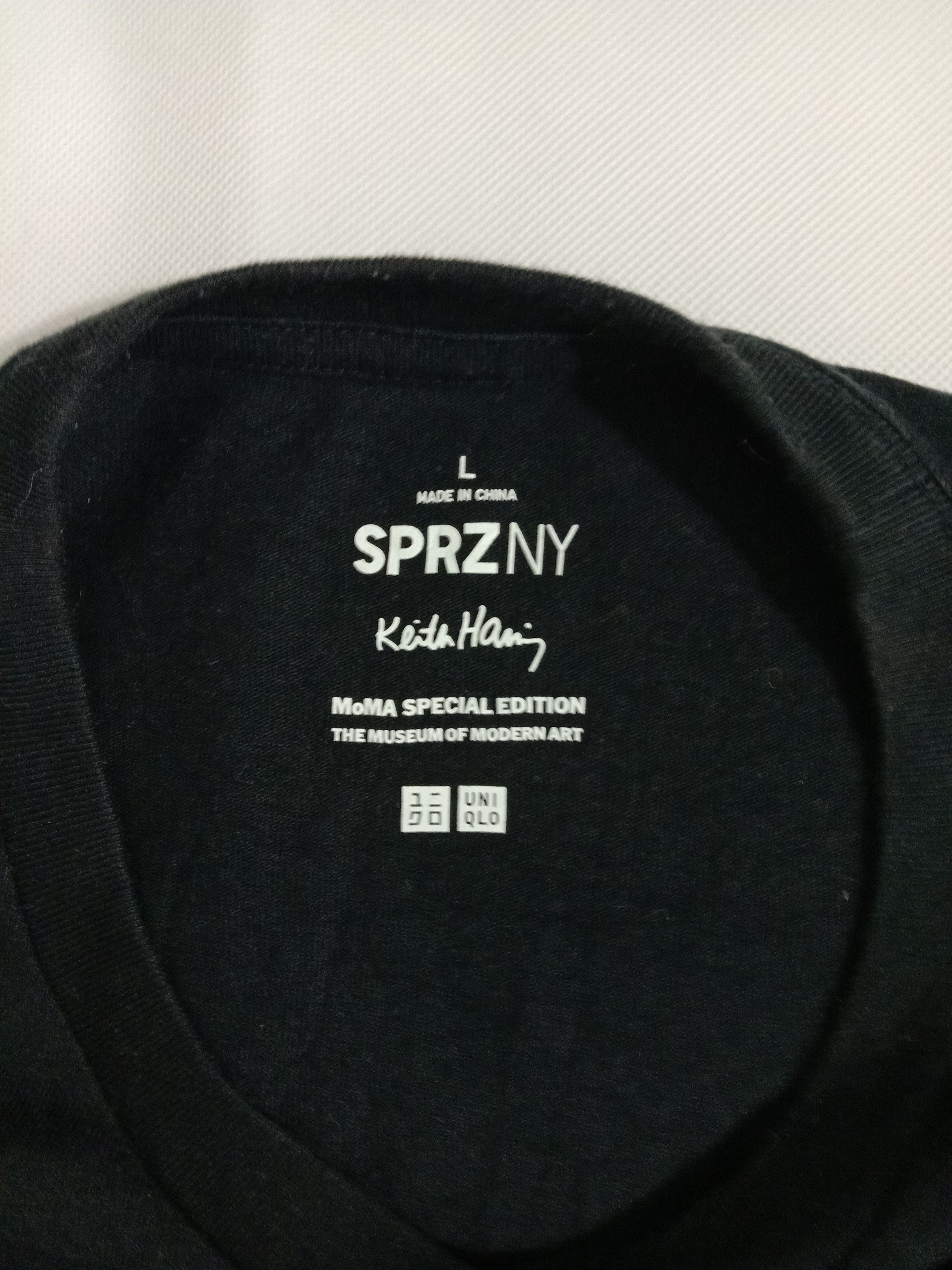 Designer SPRZNY Keith Haring Boy Crawling Pop Art Unisex Tee Size US M / EU 48-50 / 2 - 2 Thumbnail