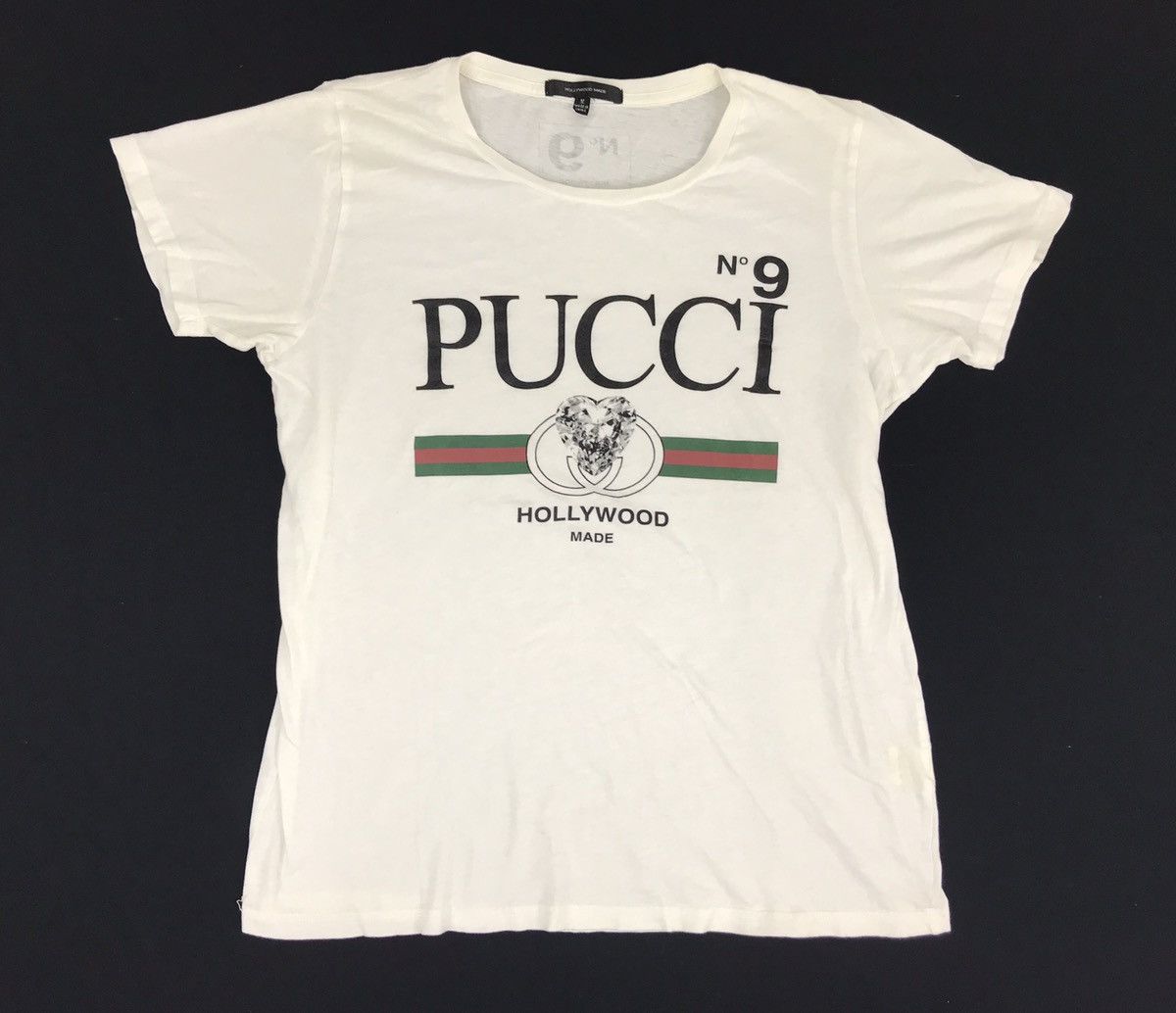 Japanese Brand Hollywood Made Pucci No 9 Parody Printed Spell Out Design Size S / US 4 / IT 40 - 1 Thumbnail