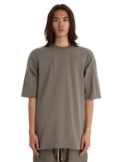 Rick Owens NWT SS21 Phlegethon Oversize Crew Neck Short Sleeves Dust Size US S / EU 44-46 / 1 - 1 Thumbnail