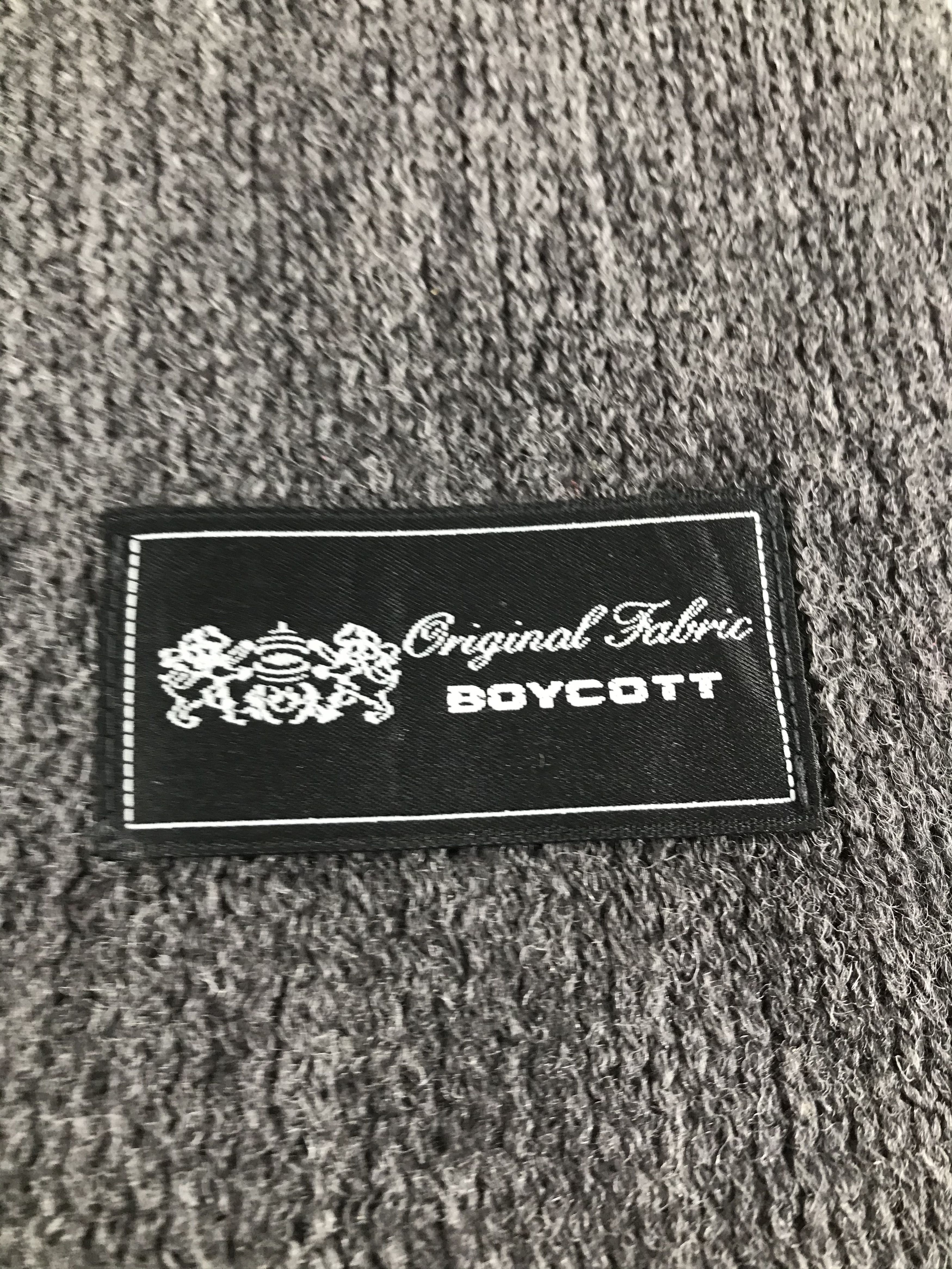Boycott Boycott Stripe Knit Wool Scarf Muffler V245 Size ONE SIZE - 4 Thumbnail