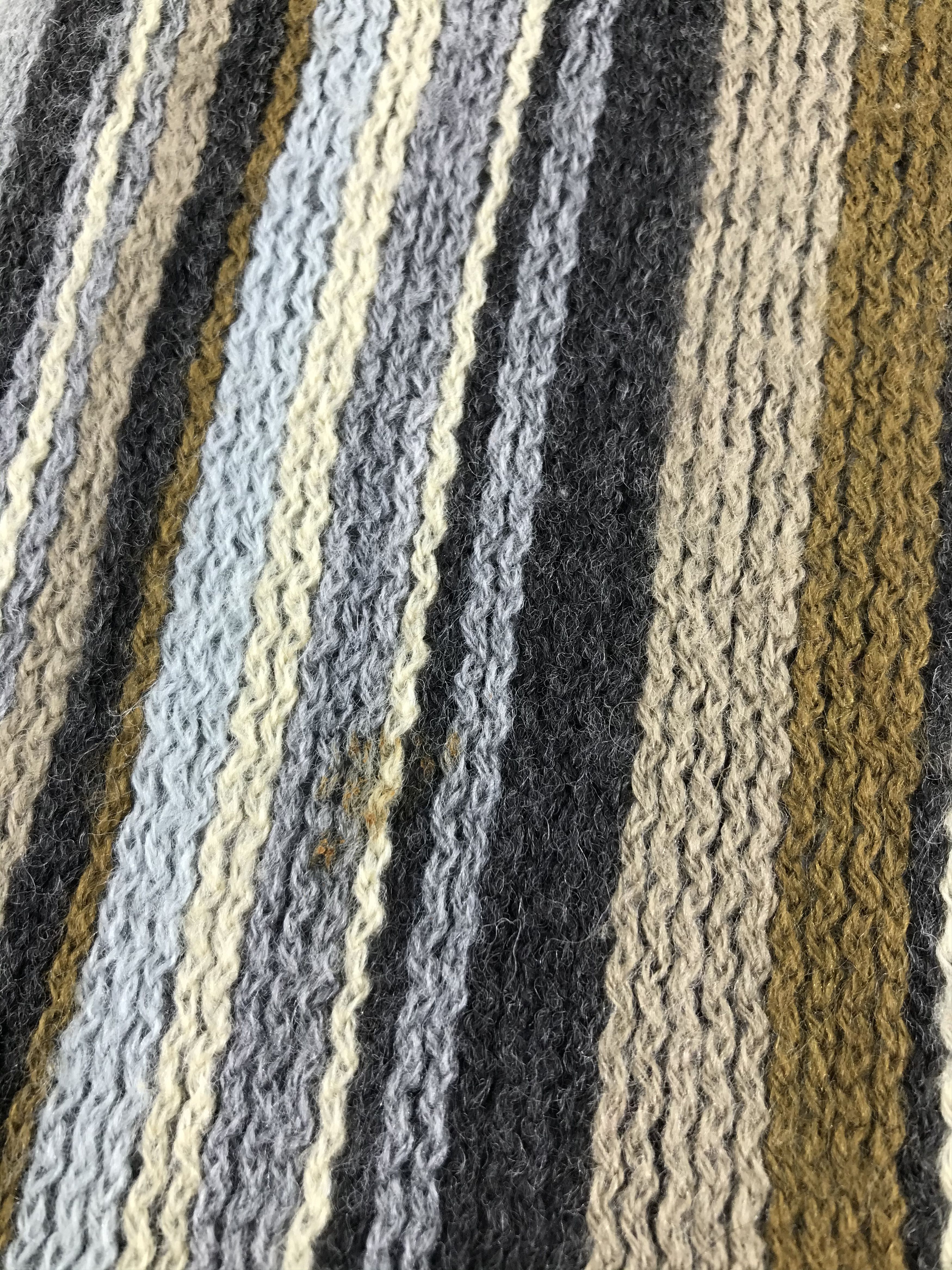Boycott Boycott Stripe Knit Wool Scarf Muffler V245 Size ONE SIZE - 5 Thumbnail