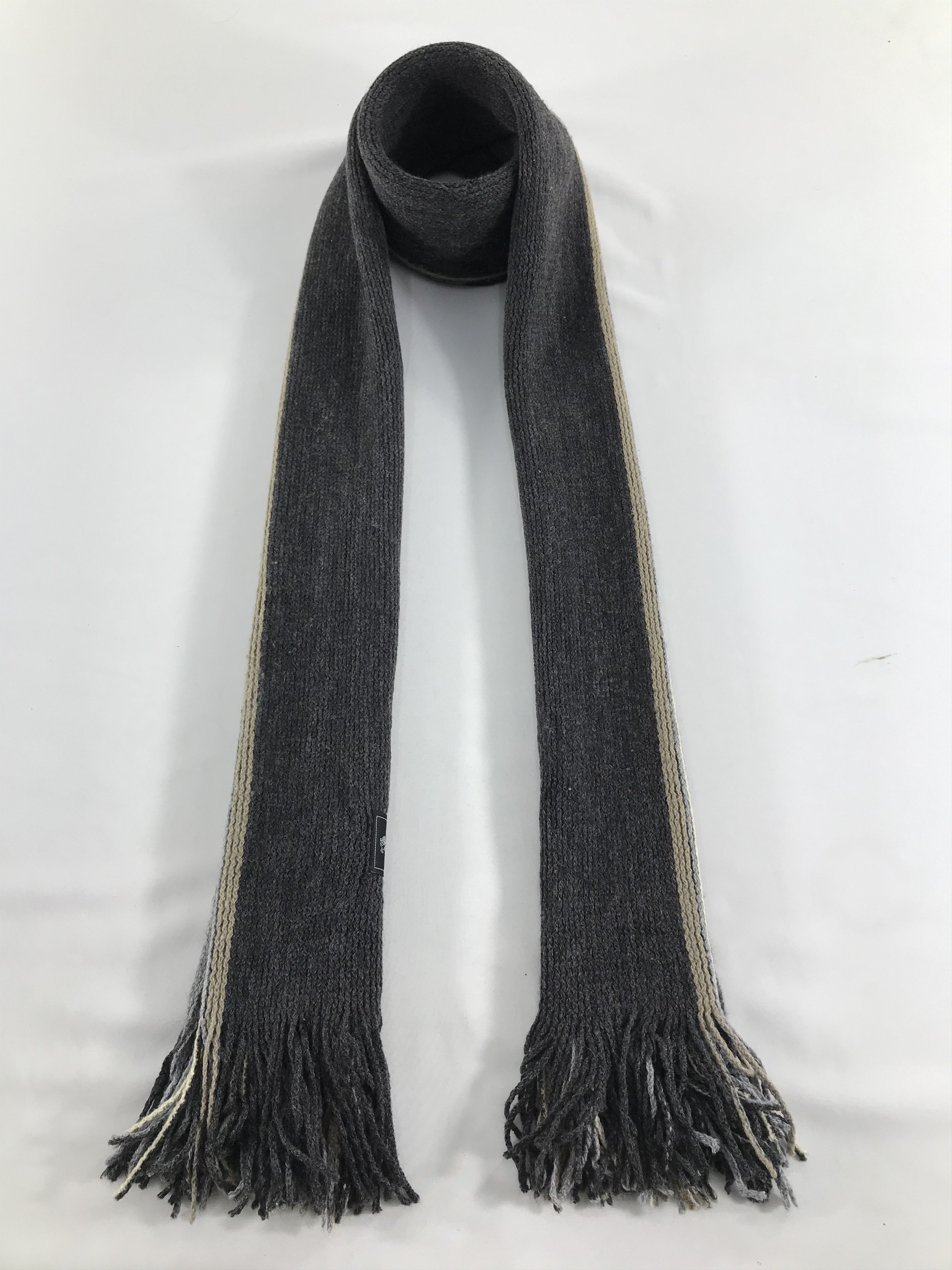 Boycott Boycott Stripe Knit Wool Scarf Muffler V245 Size ONE SIZE - 1 Thumbnail