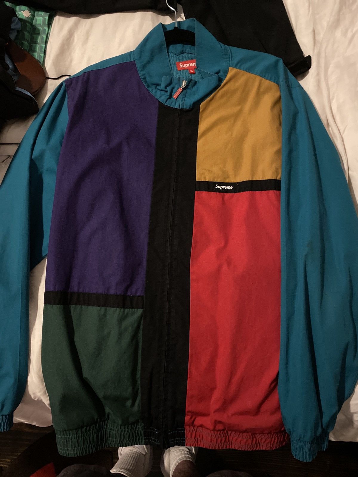 Image of Supreme Colorblock Windbreaker, Men's (Size XL)