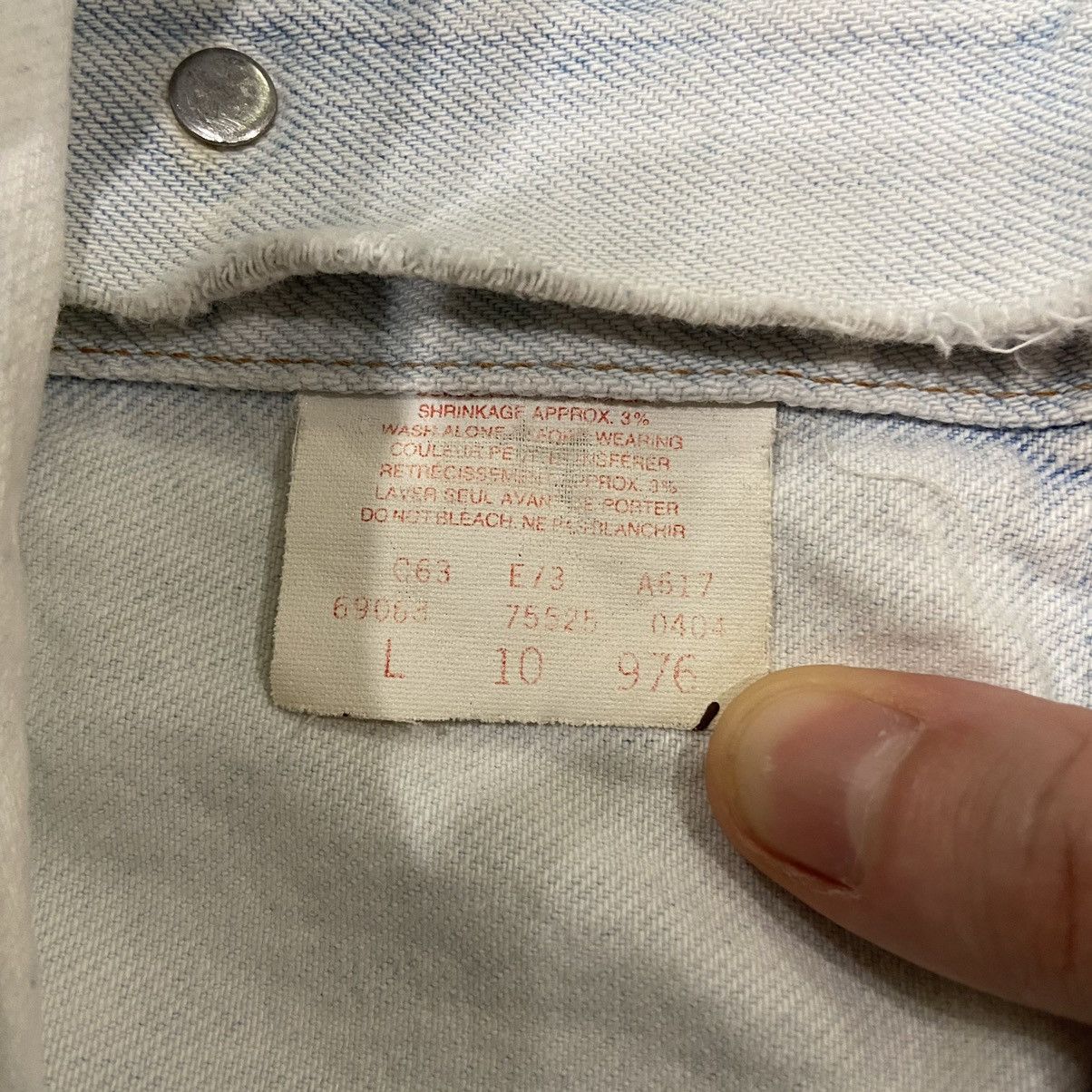 Levi's × Vintage Reworked Vintage 1990s Levi's Denim Jacket Size US L / EU 52-54 / 3 - 9 Thumbnail