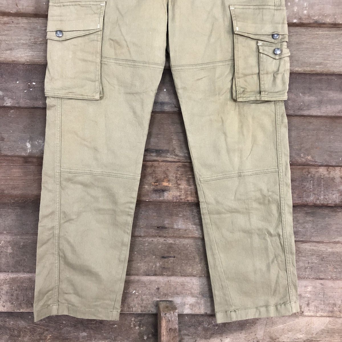 Fubu Fubu Brown Multipocket Tactical Cargo Pants #3322 Size US 36 / EU 52 - 3 Thumbnail