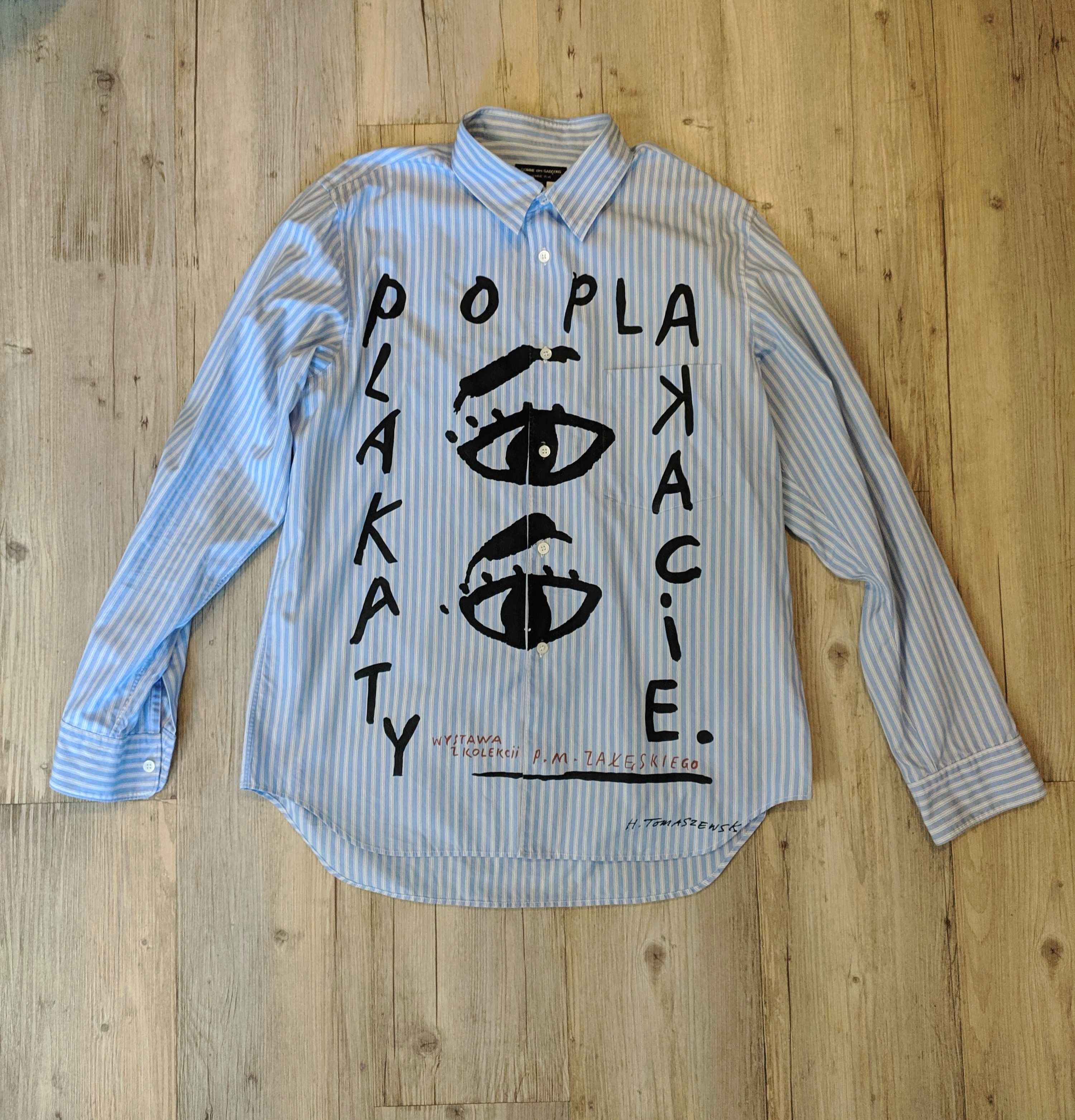 Comme des Garcons Homme Plus Runway printed shirt.Like Yohji Yamamoto or Raf Simons Size US M / EU 48-50 / 2 - 4 Thumbnail