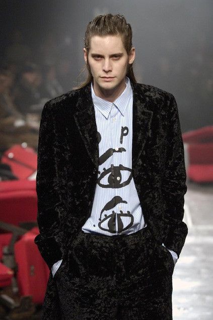 Comme des Garcons Homme Plus Runway printed shirt.Like Yohji Yamamoto or Raf Simons Size US M / EU 48-50 / 2 - 1 Thumbnail