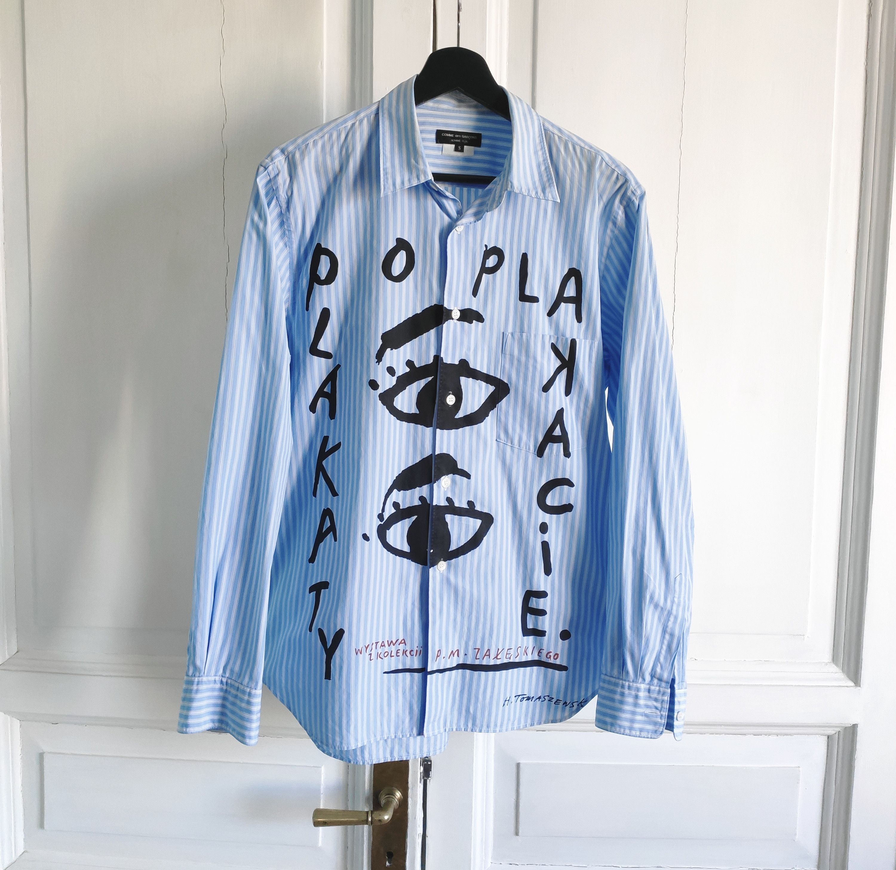 Comme des Garcons Homme Plus Runway printed shirt.Like Yohji Yamamoto or Raf Simons Size US M / EU 48-50 / 2 - 2 Thumbnail