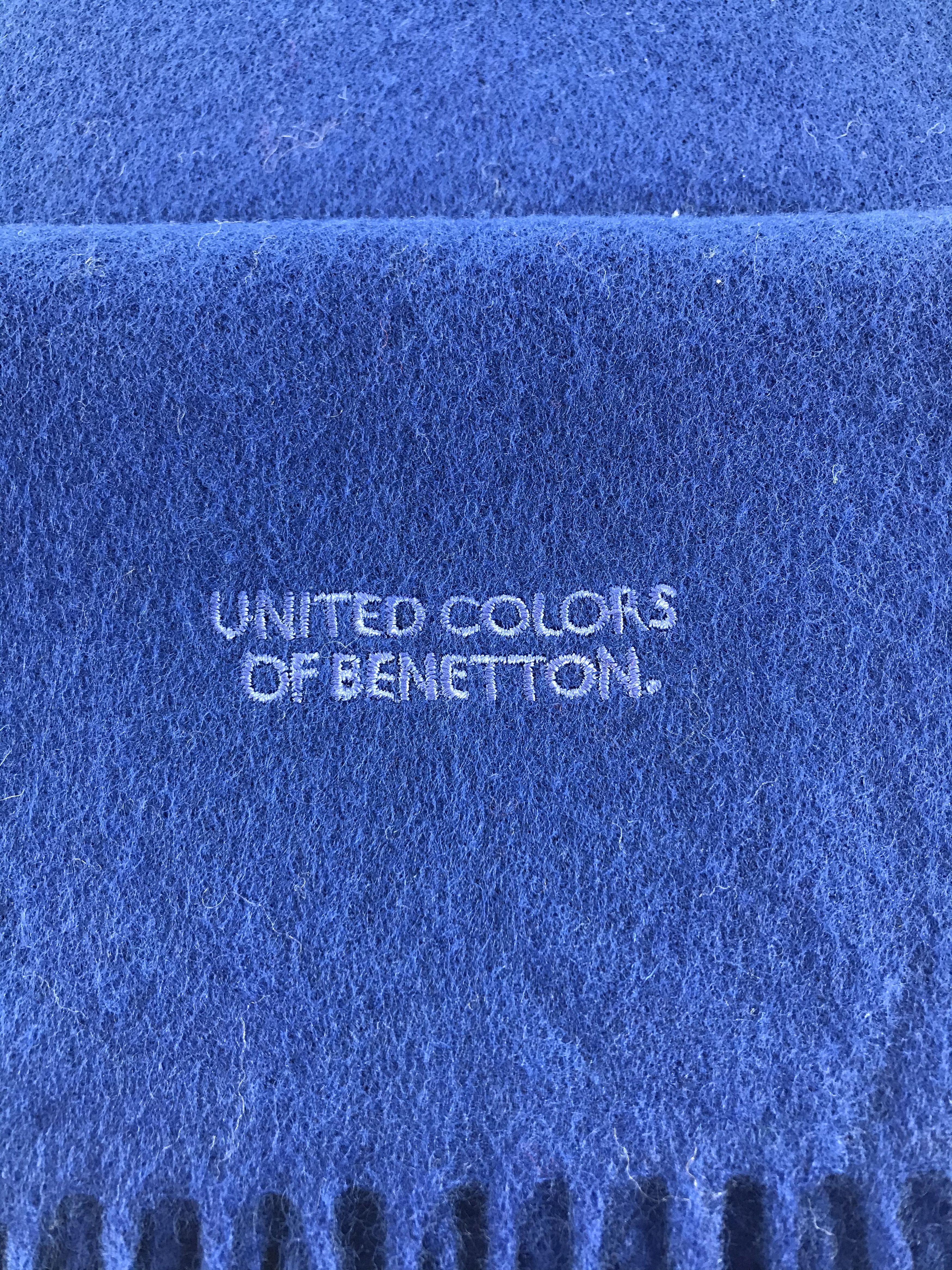 United Colors Of Benetton United Colors of Benetton Wool Scarf Muffler V283 Size ONE SIZE - 5 Thumbnail