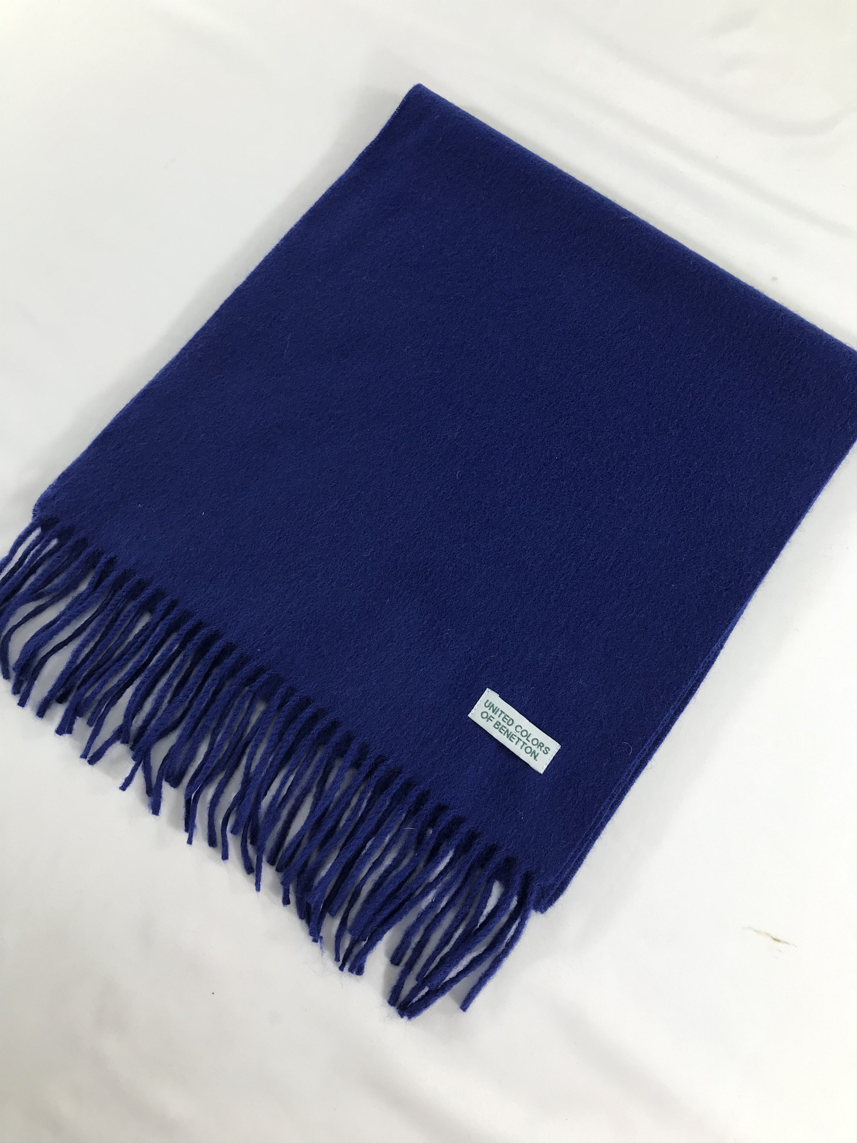 United Colors Of Benetton United Colors of Benetton Wool Scarf Muffler V283 Size ONE SIZE - 2 Thumbnail