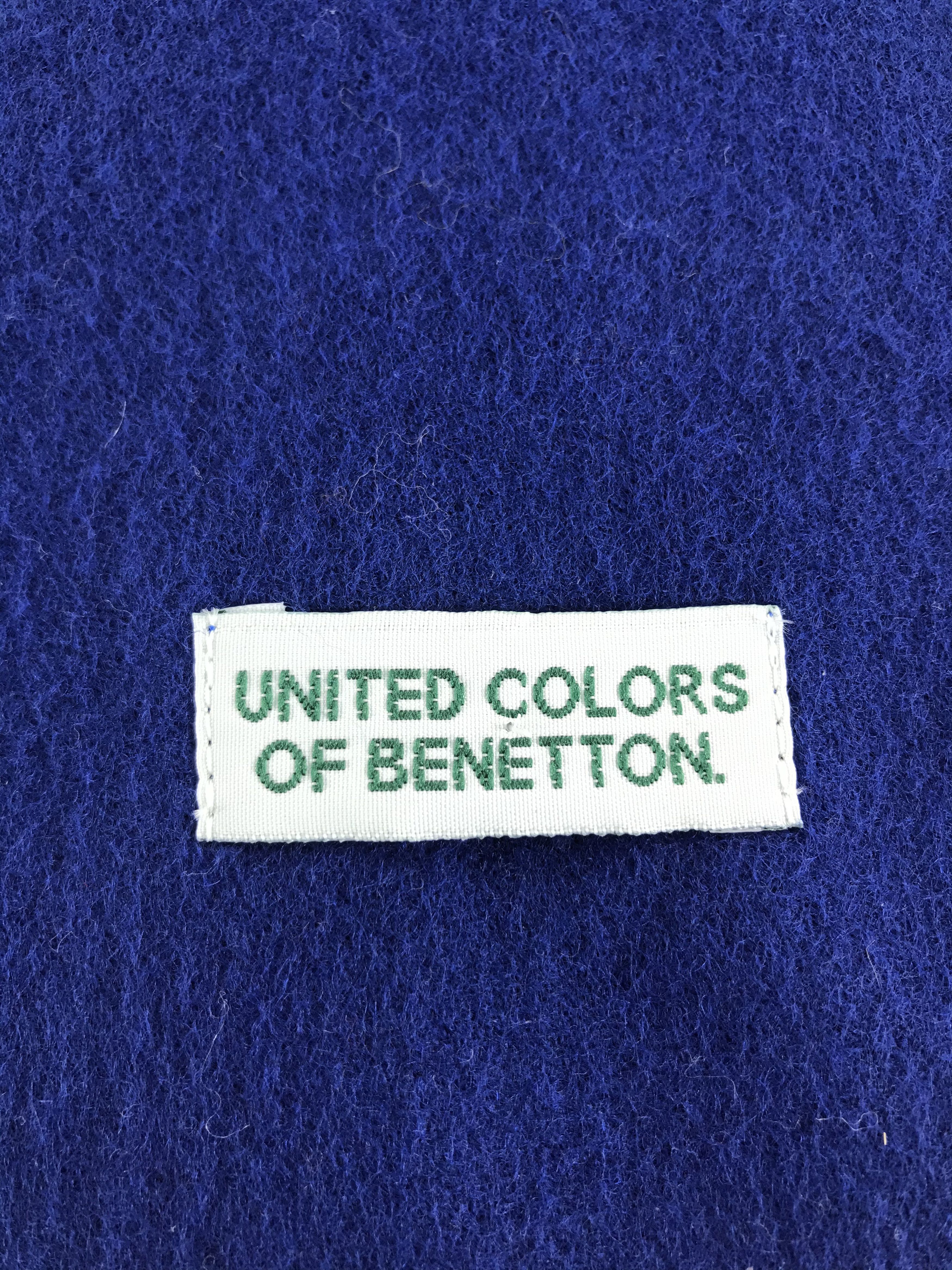 United Colors Of Benetton United Colors of Benetton Wool Scarf Muffler V283 Size ONE SIZE - 4 Thumbnail