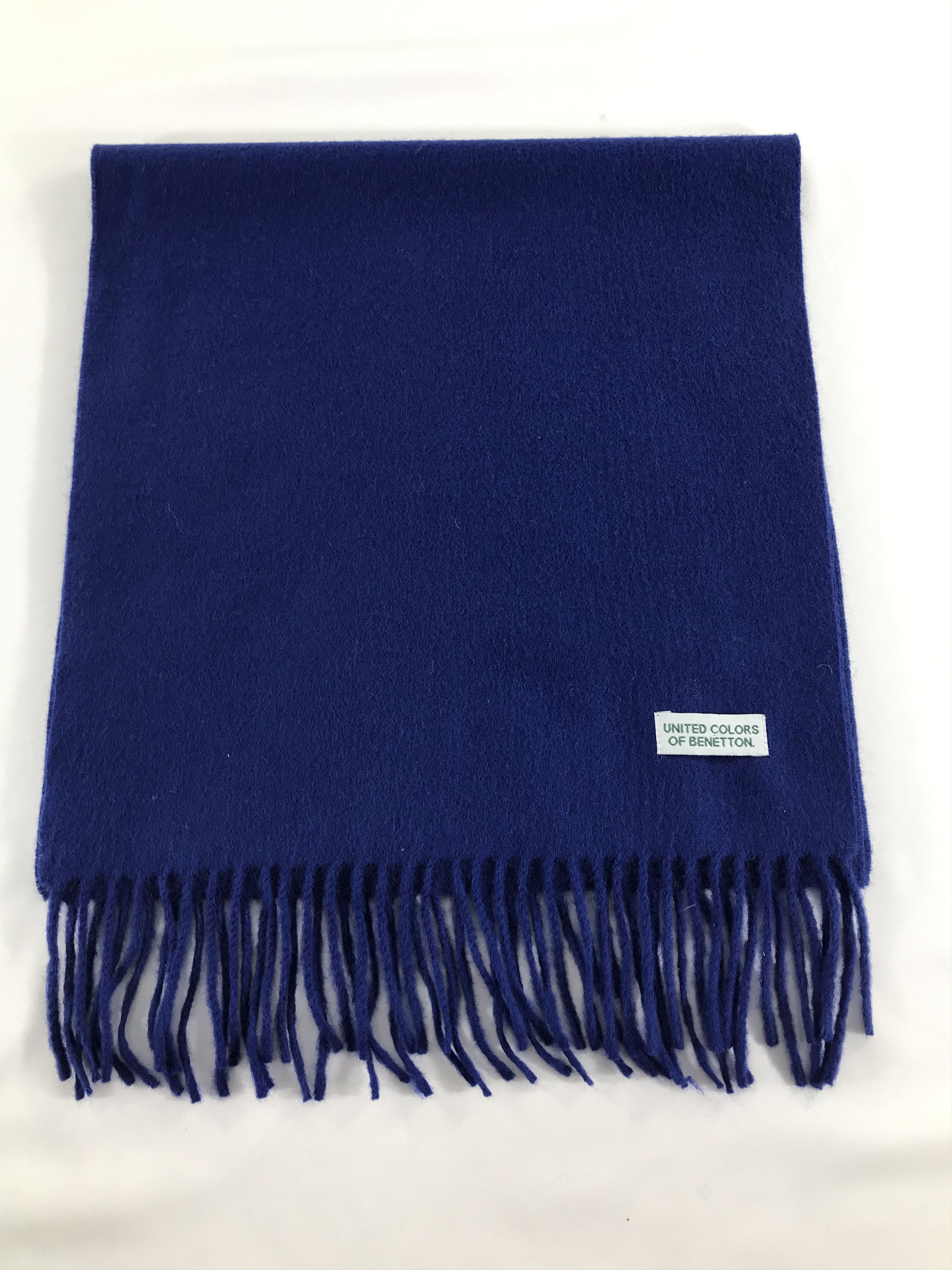 United Colors Of Benetton United Colors of Benetton Wool Scarf Muffler V283 Size ONE SIZE - 3 Thumbnail