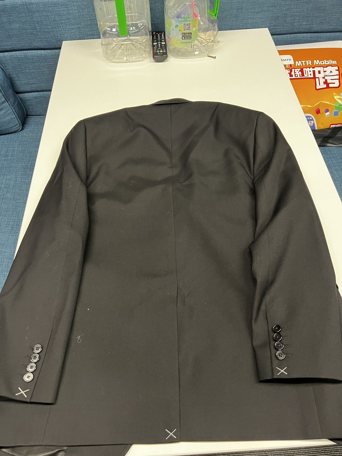 Celine × Hedi Slimane Black Boxy Blazer Jacket in Wool Gabardine Sz 46 Size 46R - 6 Thumbnail