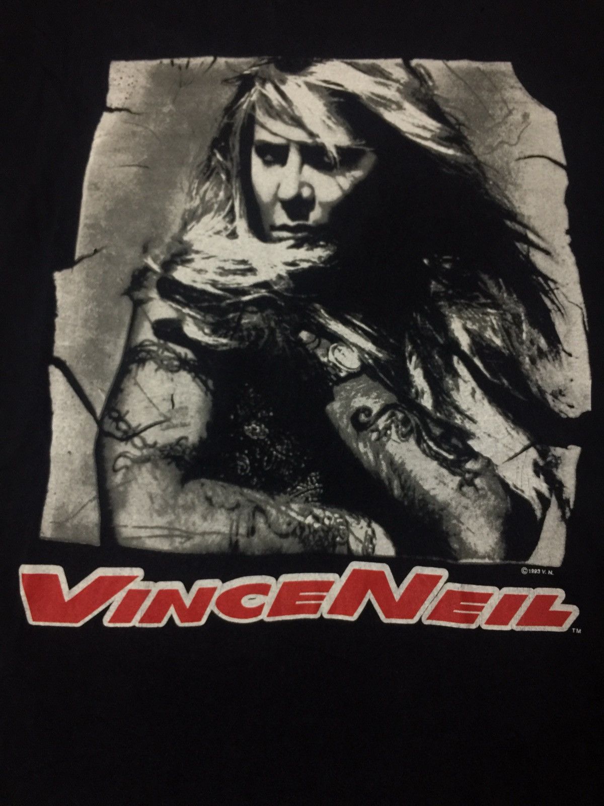 おまけ付き Vince Neil ジャパンツアー Tシャツ Lサイズ Band Tees × Vintage Vintage Vince Neil 1993 Japan Exposed