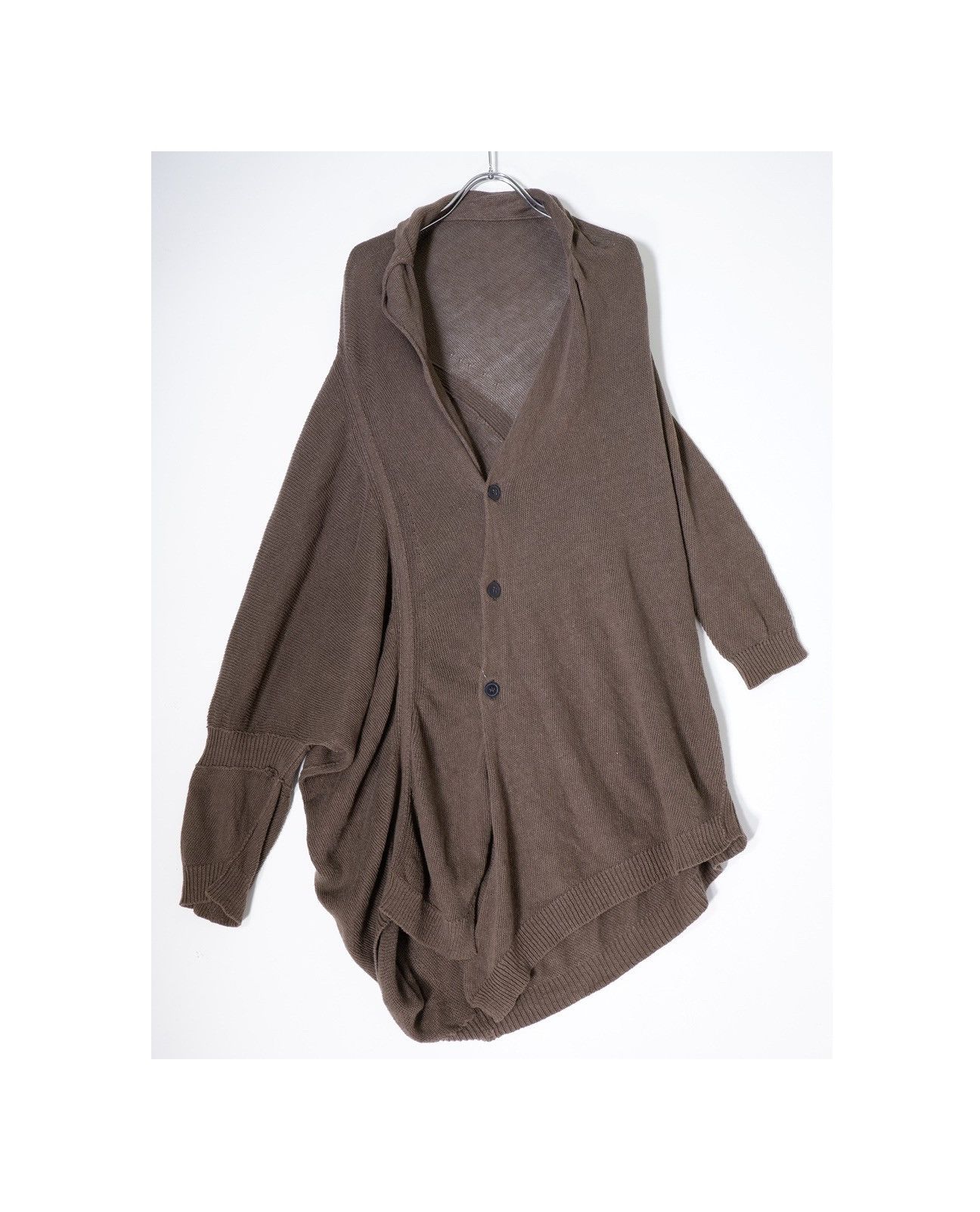 Yohji Yamamoto - black deformed cardigan