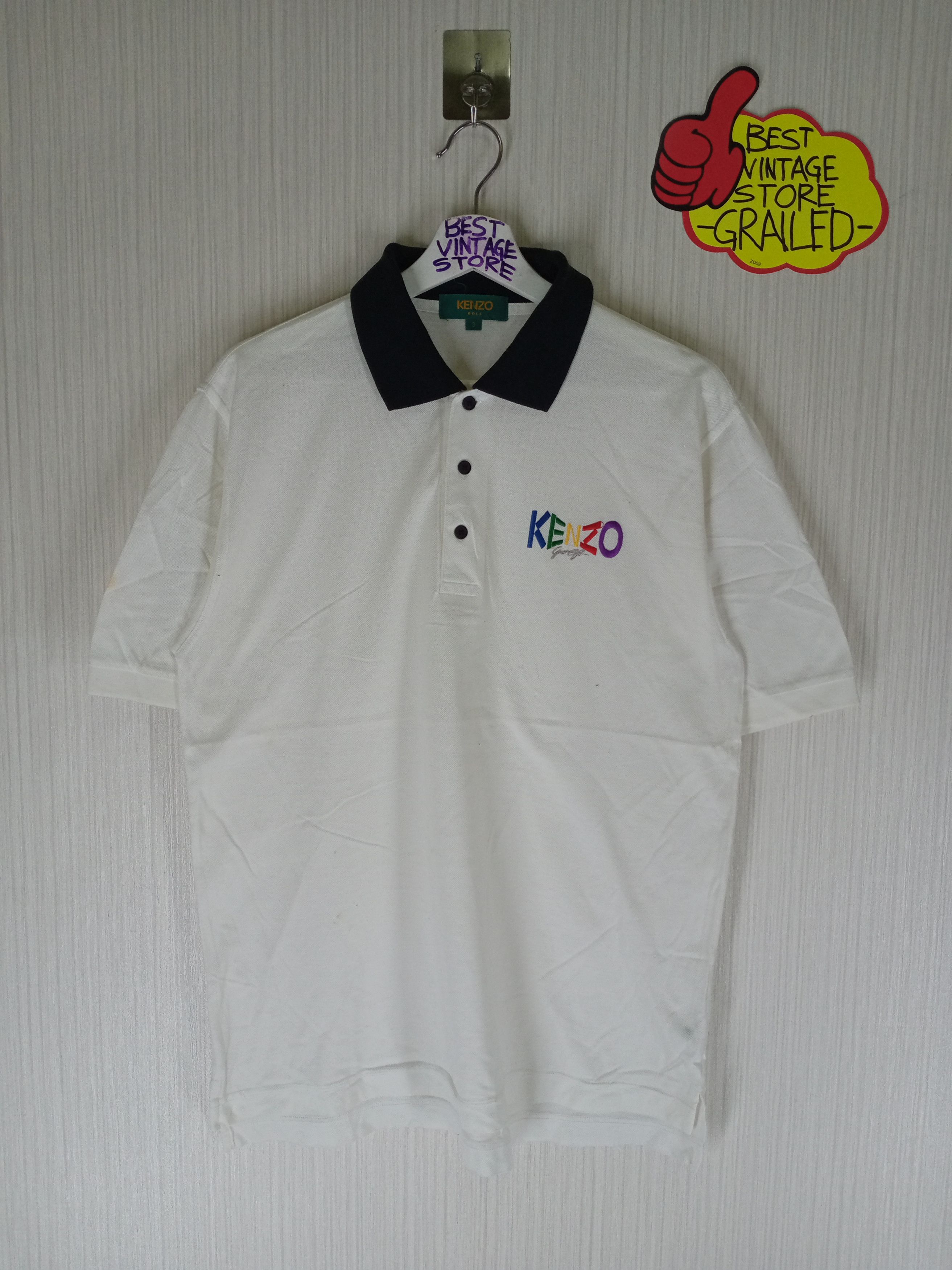 Kenzo KENZO Golf Embroidery Logo Polo Shirt Size US L / EU 52-54 / 3 - 2 Thumbnail