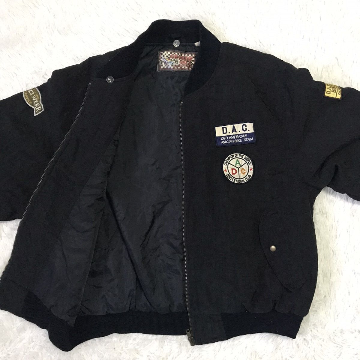Sports Specialties DAC Graham Hill Racing Team Nylon Bomber Style Jacket Size US L / EU 52-54 / 3 - 14 Thumbnail