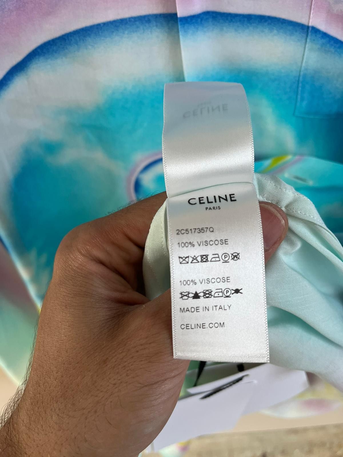 Celine Heavenly Days Button Up in Blue Size US L / EU 52-54 / 3 - 8 Thumbnail