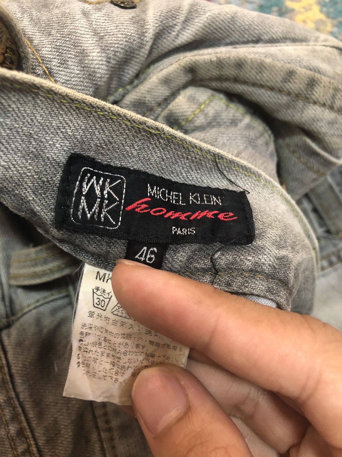 Michel Klein Michel Klein Homme Curve Multipocket Jeans Size US 31 - 14 Thumbnail