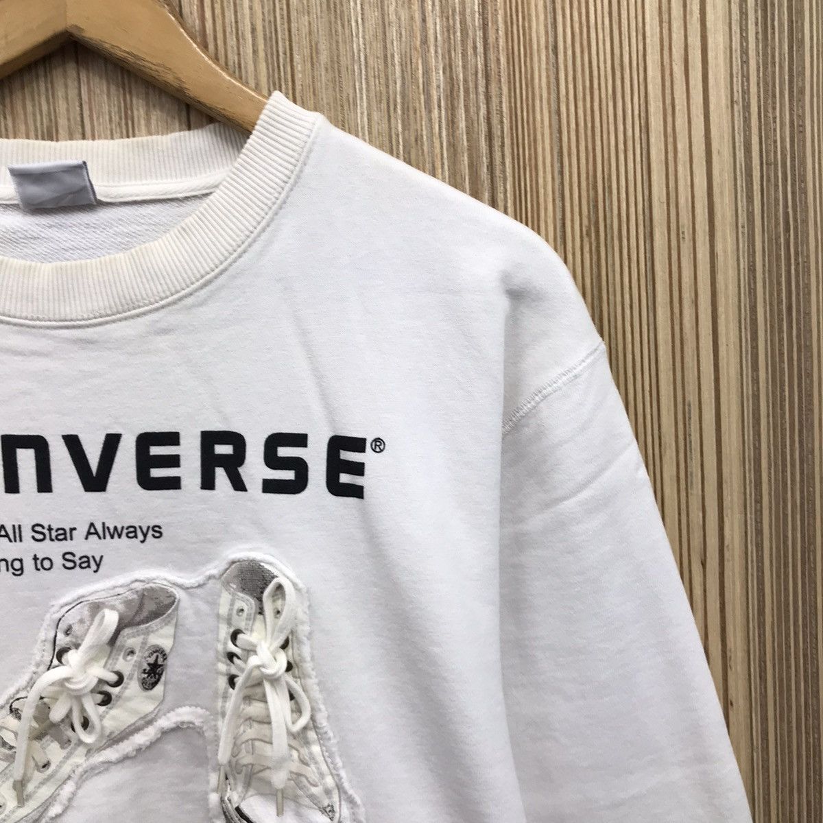 Converse × Vintage Vintage Converse Big Logo Sweatshirt Size US M / EU 48-50 / 2 - 6 Thumbnail
