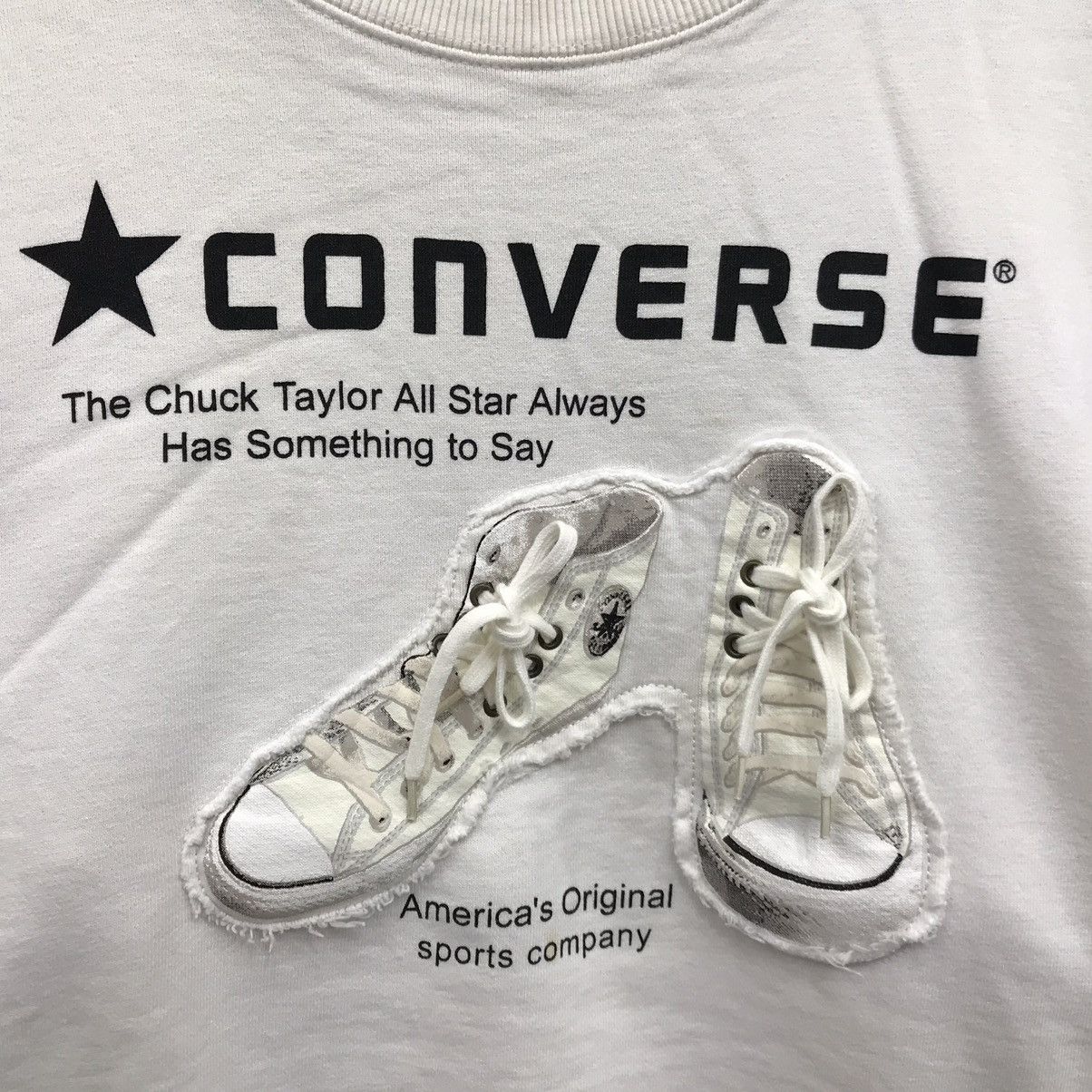 Converse × Vintage Vintage Converse Big Logo Sweatshirt Size US M / EU 48-50 / 2 - 3 Thumbnail