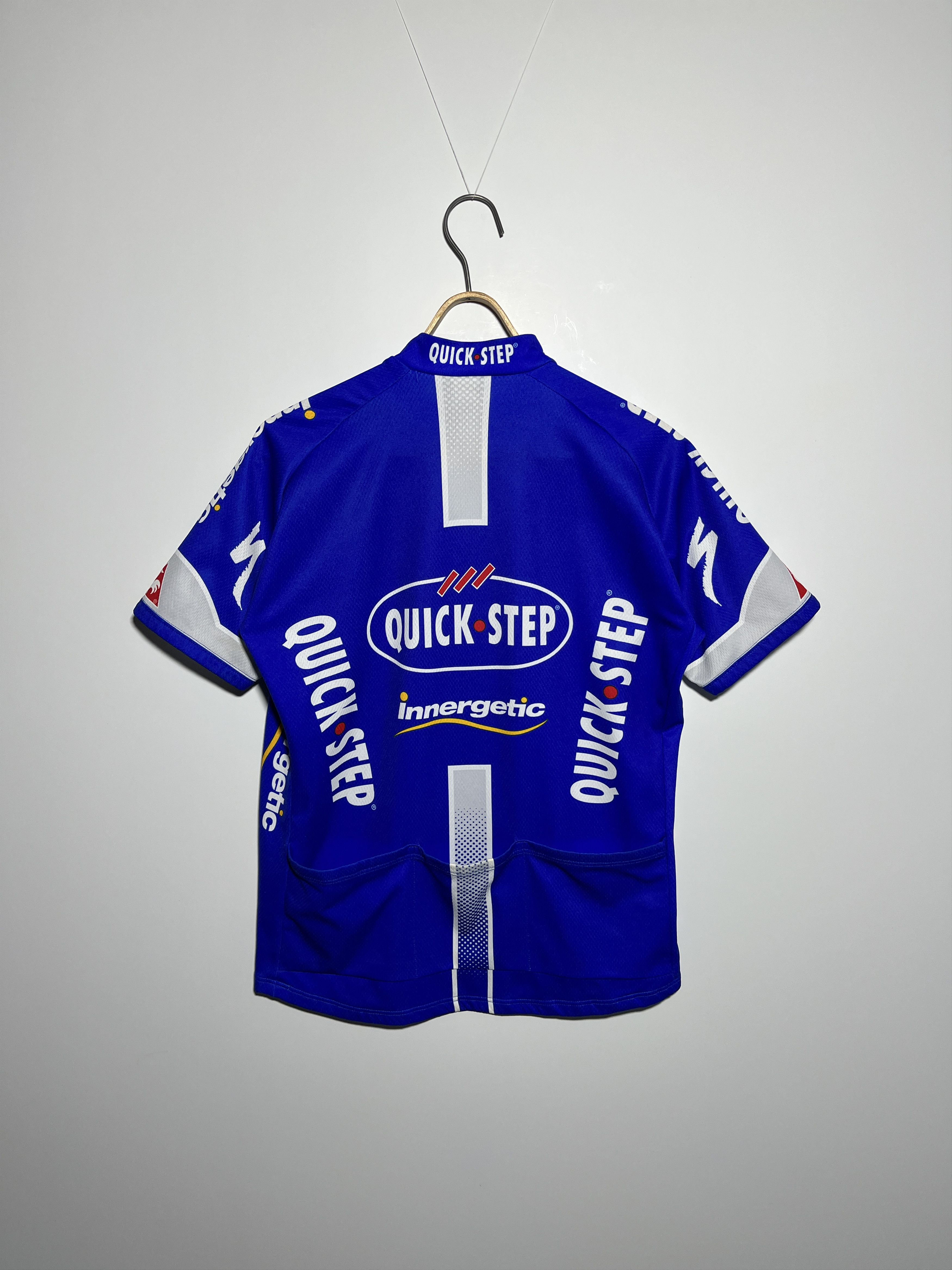 Vintage Vintage Vermarc Quick Step Cycling Jersey Size M Size US M / EU 48-50 / 2 - 2 Thumbnail