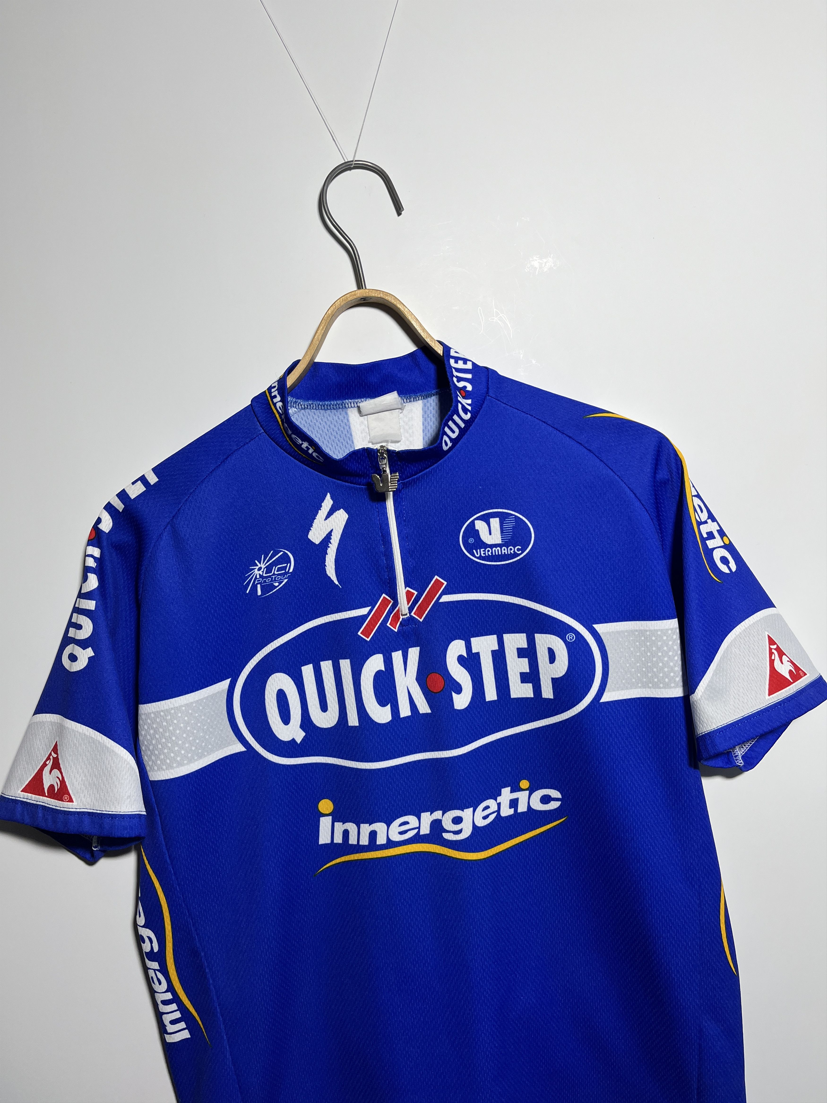 Vintage Vintage Vermarc Quick Step Cycling Jersey Size M Size US M / EU 48-50 / 2 - 4 Thumbnail