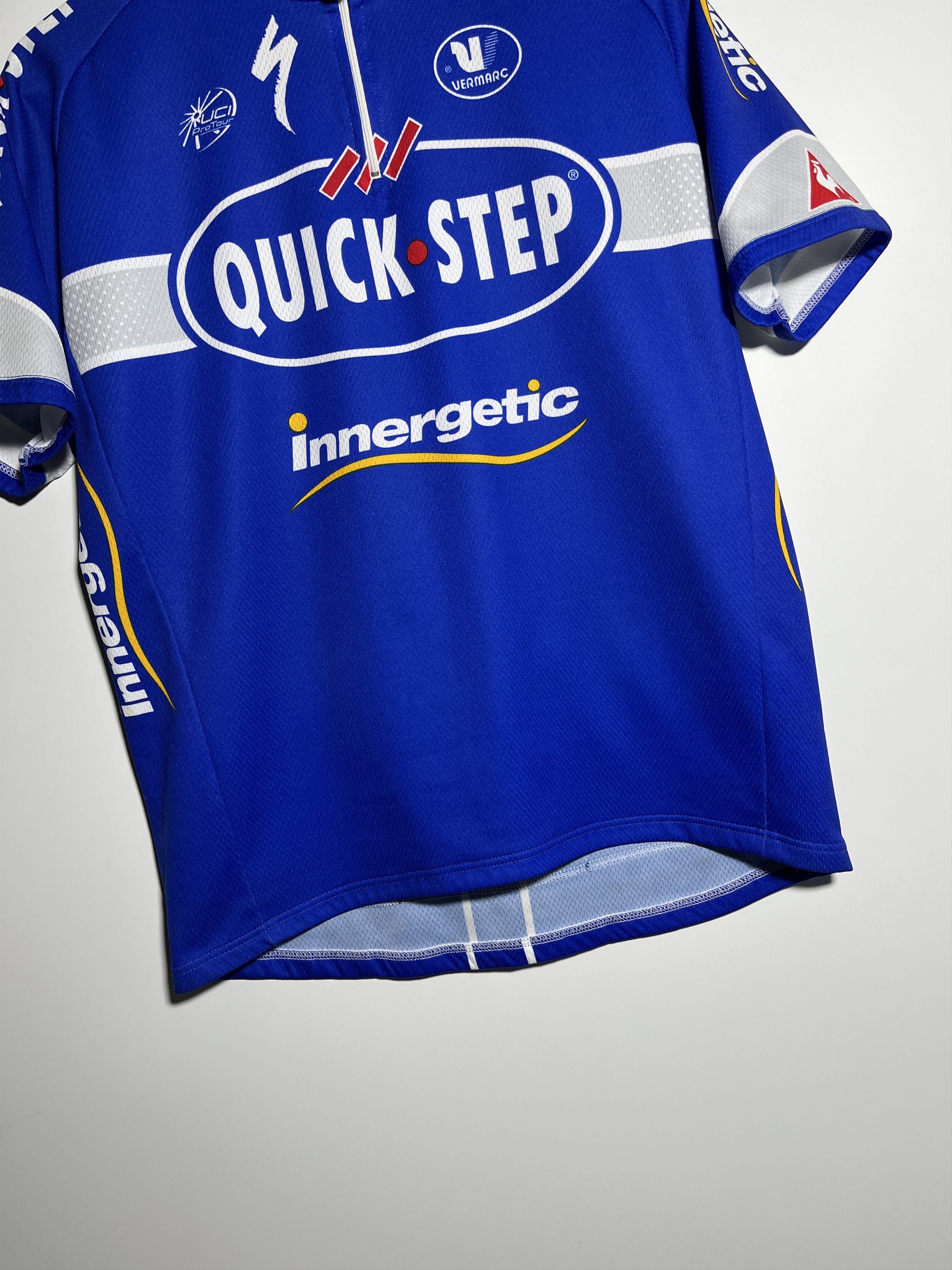 Vintage Vintage Vermarc Quick Step Cycling Jersey Size M Size US M / EU 48-50 / 2 - 5 Thumbnail