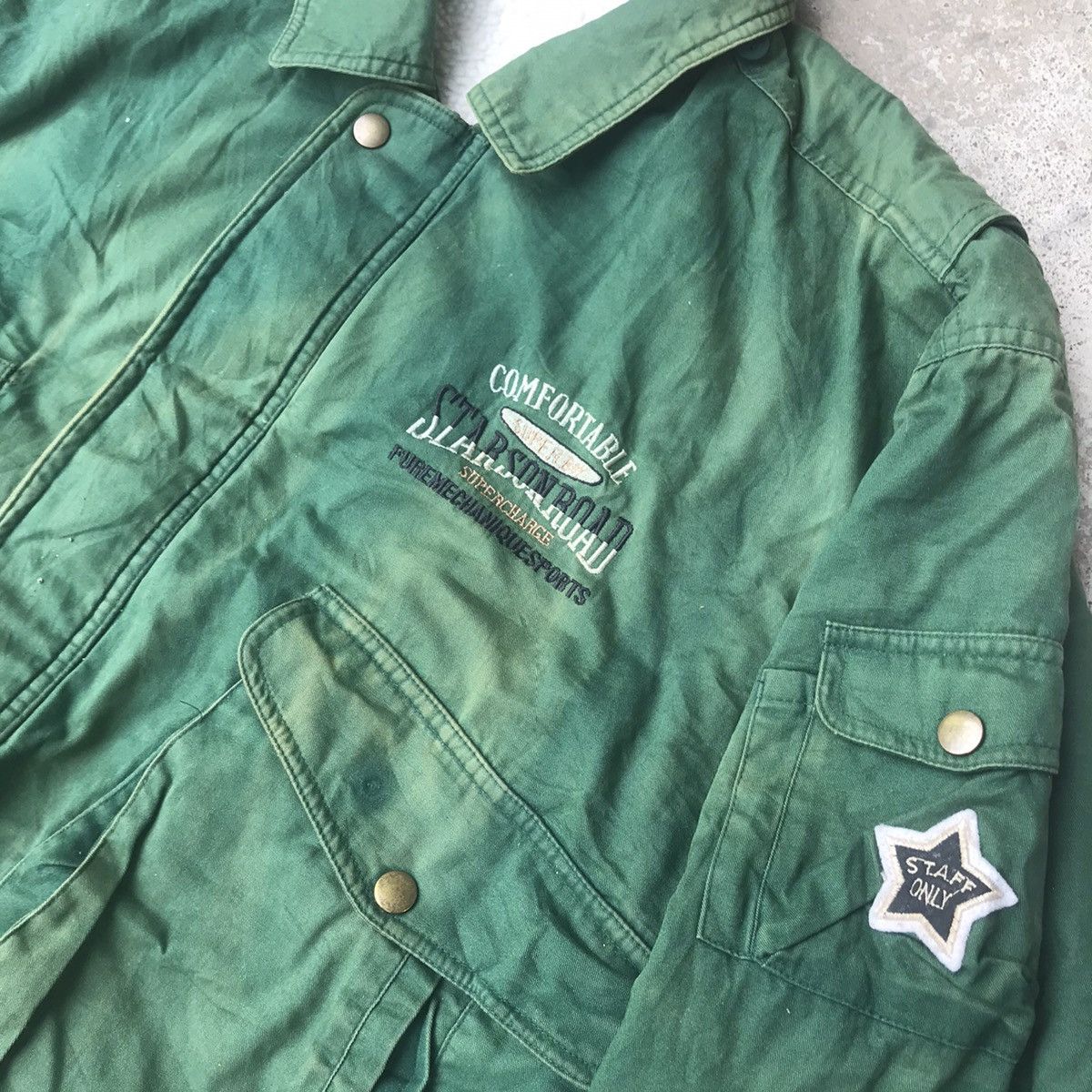 NASCAR × Sports Specialties Vintage Stars On Road Supercharger Racing Staff Jacket Size US L / EU 52-54 / 3 - 6 Thumbnail