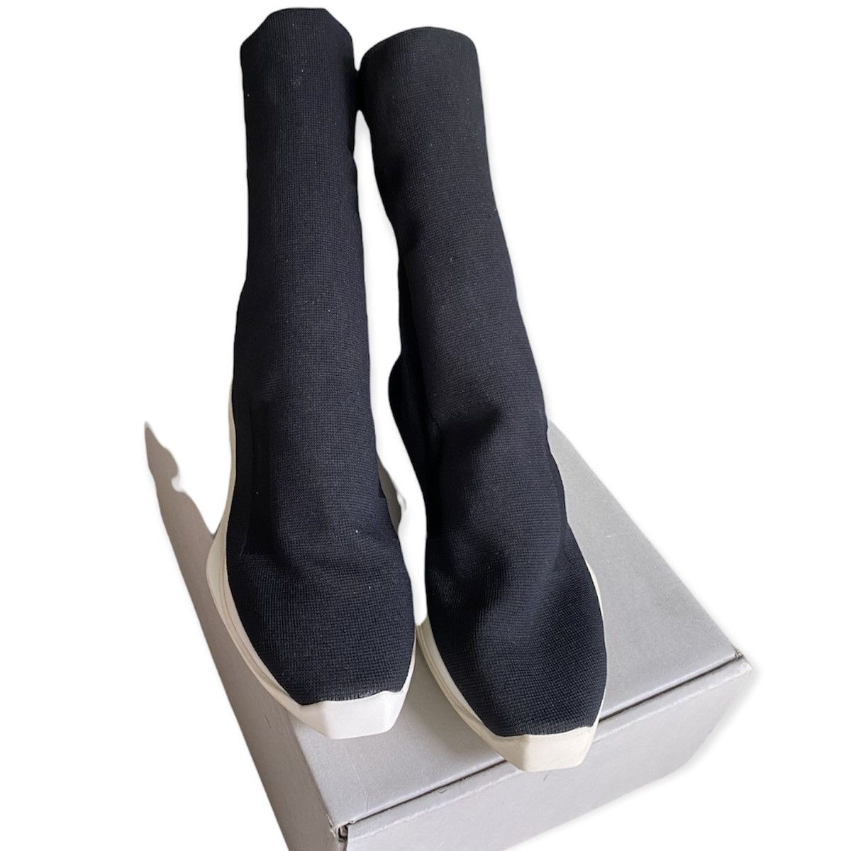 Rick Owens × Rick Owens Drkshdw Drkshdw Runner Stretch Sock Low Size US 9 / EU 42 - 3 Thumbnail
