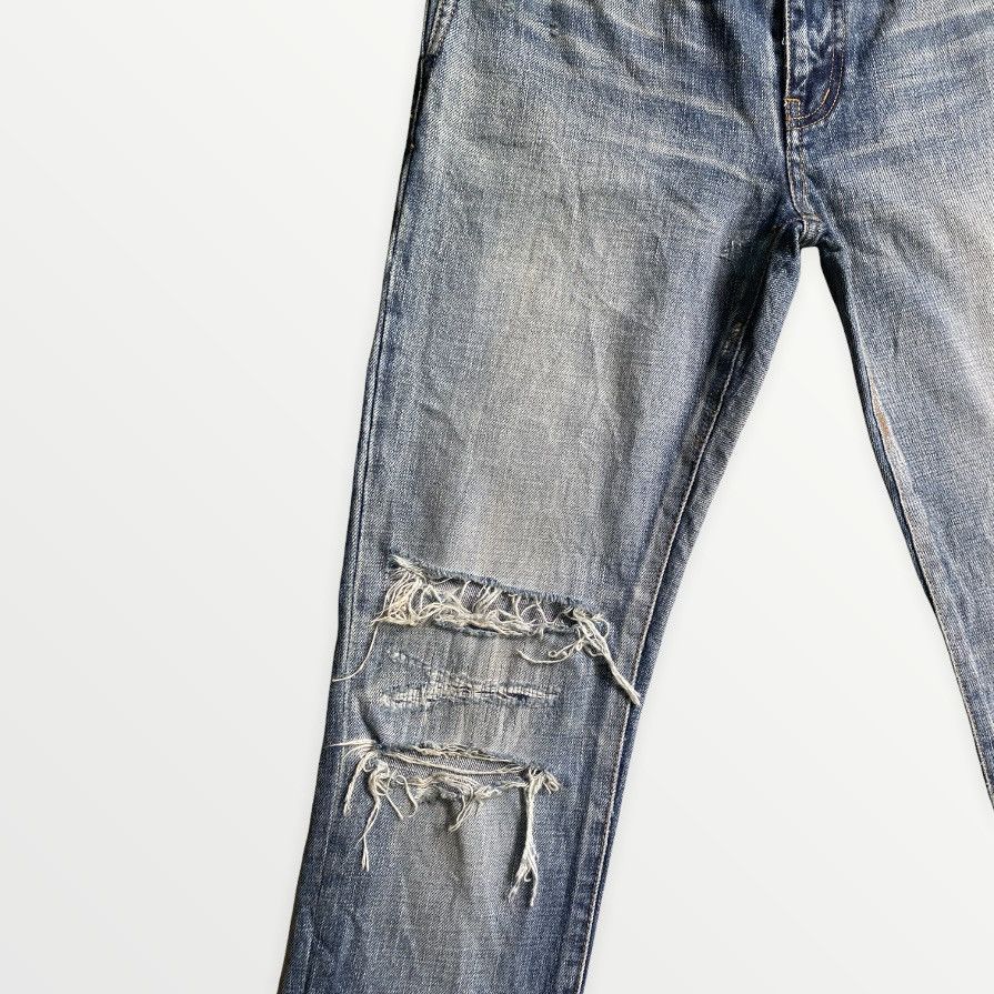 Saint Laurent Paris Fw18 Trash Jeans Size US 30 / EU 46 - 3 Thumbnail
