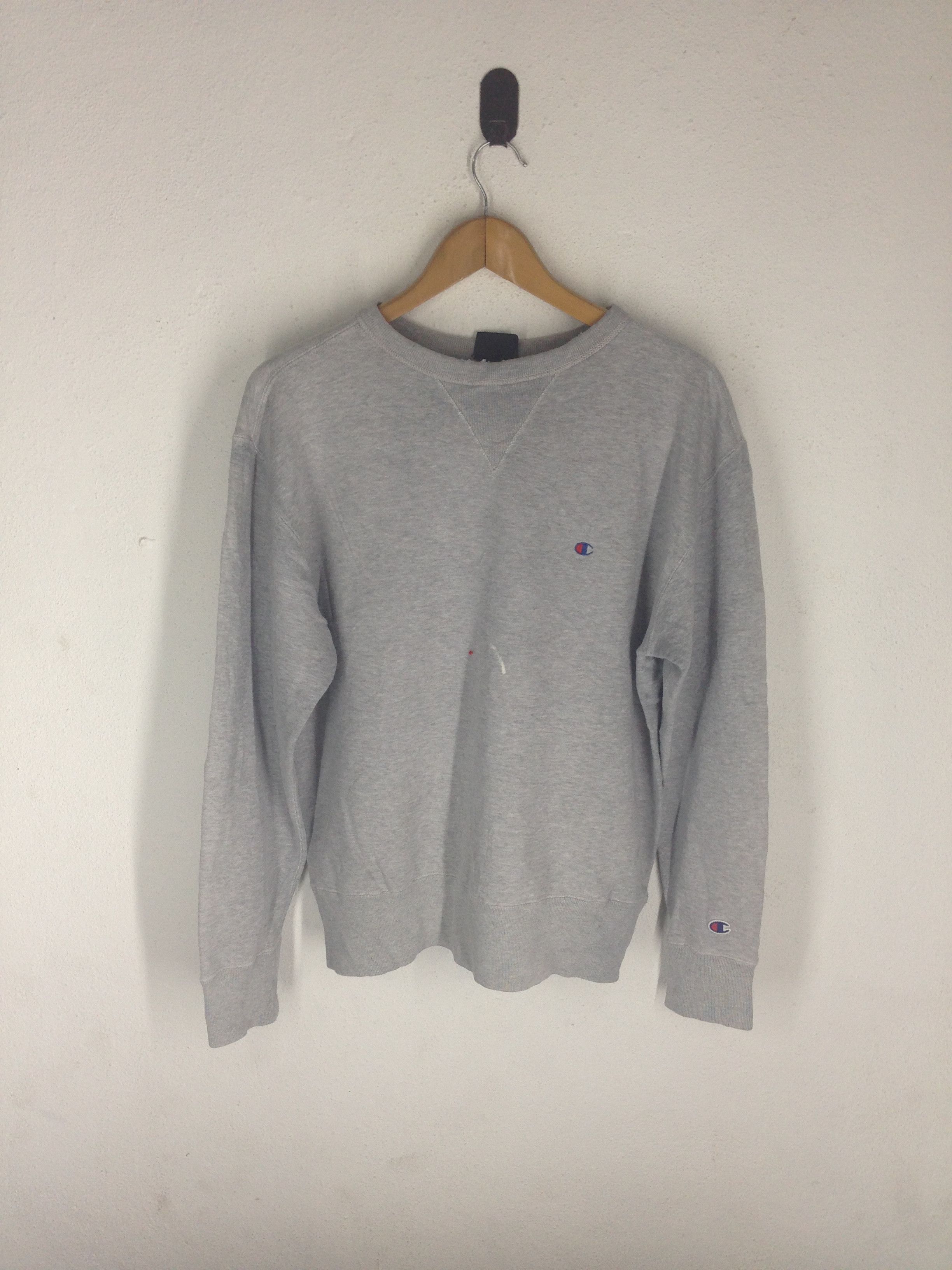 Champion CHAMPION Sweatshirt Jumper small Logo Spell Out Embroidery Size US L / EU 52-54 / 3 - 1 Thumbnail