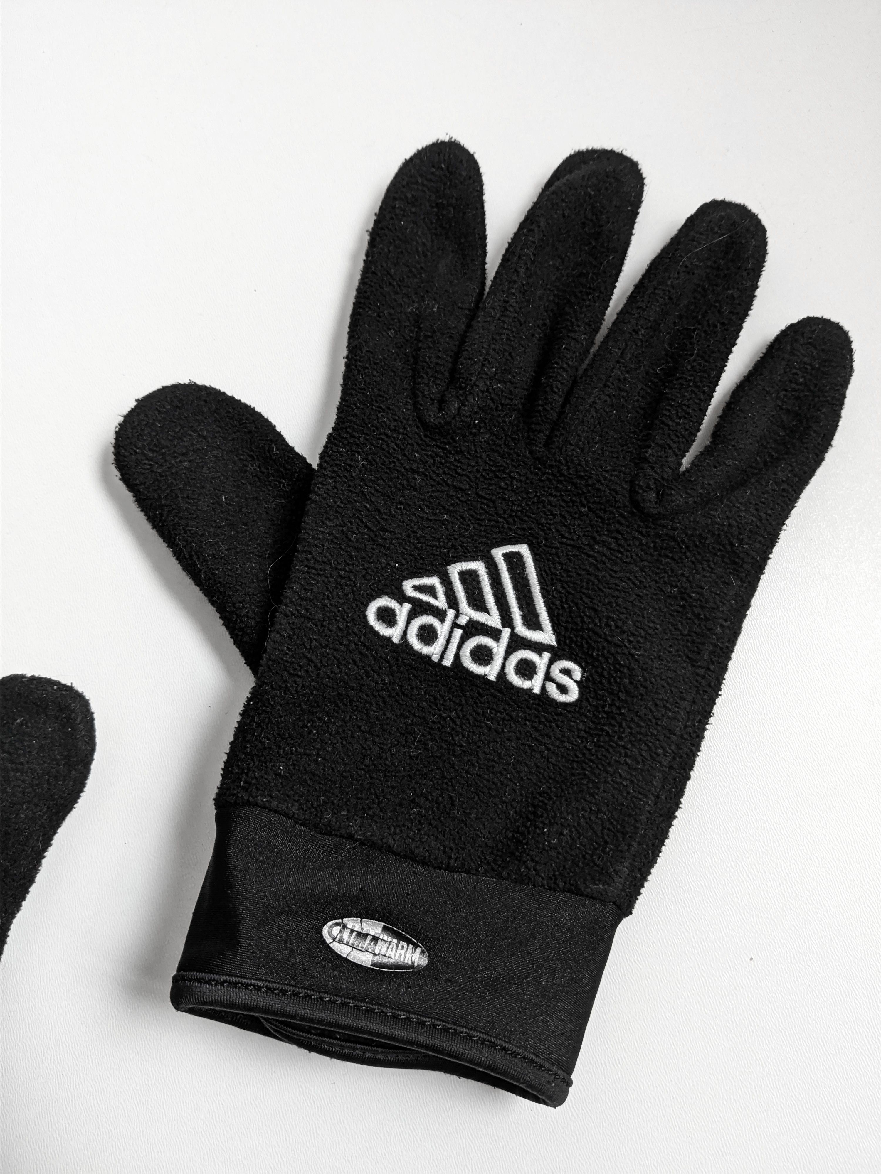 Adidas Vintage Adidas fleece gloves 90s Size ONE SIZE - 4 Thumbnail