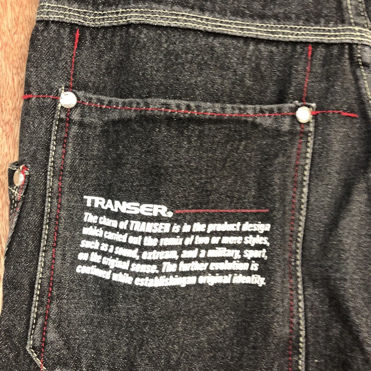 Japanese Brand Transer Black Multipocket denim Jeans Pants #2624DL Size US 28 / EU 44 - 17 Thumbnail
